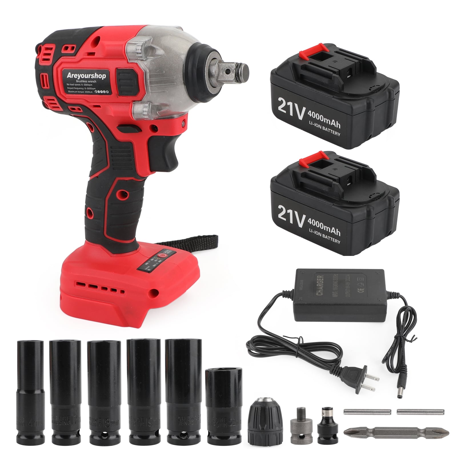 Topteng H029-A005 Cordless-Impact-Wrenches - View #2