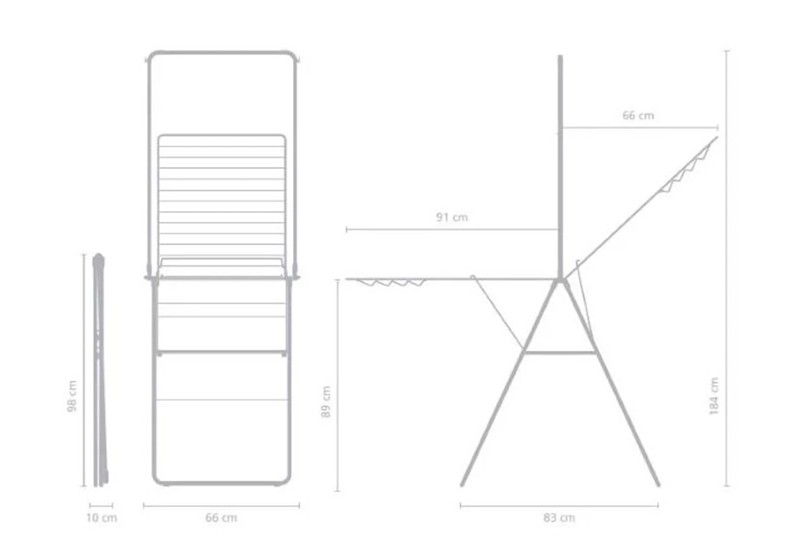 Brabantia HangOn Clothes Drying Rack, 20 Meters, White or Black on Food52