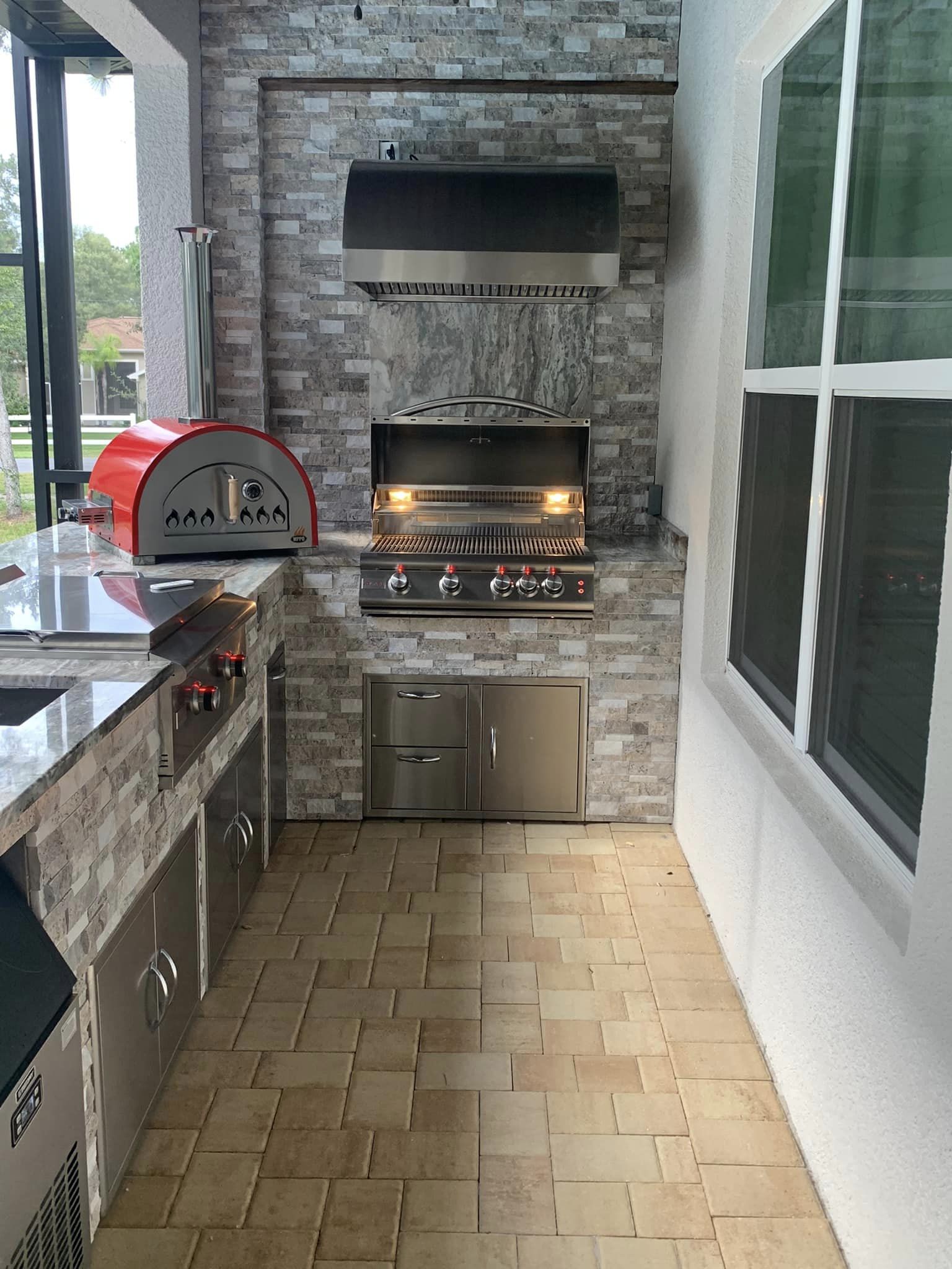 WPPO WKE-04WG-RED Outdoor-Pizza-Ovens - View #7