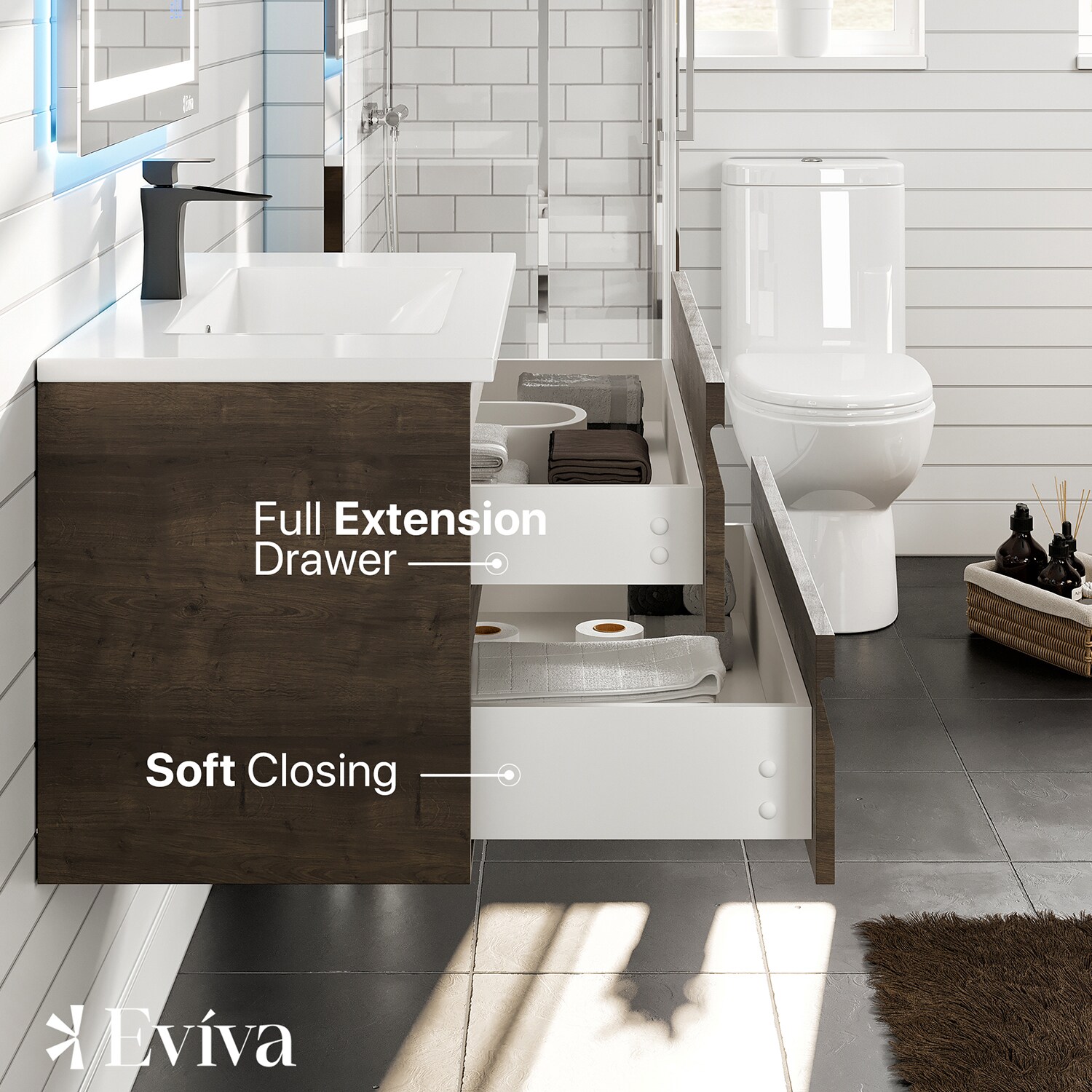 Eviva EVVN23-36RW-WMN Bath-Vanity-Combo - View #5