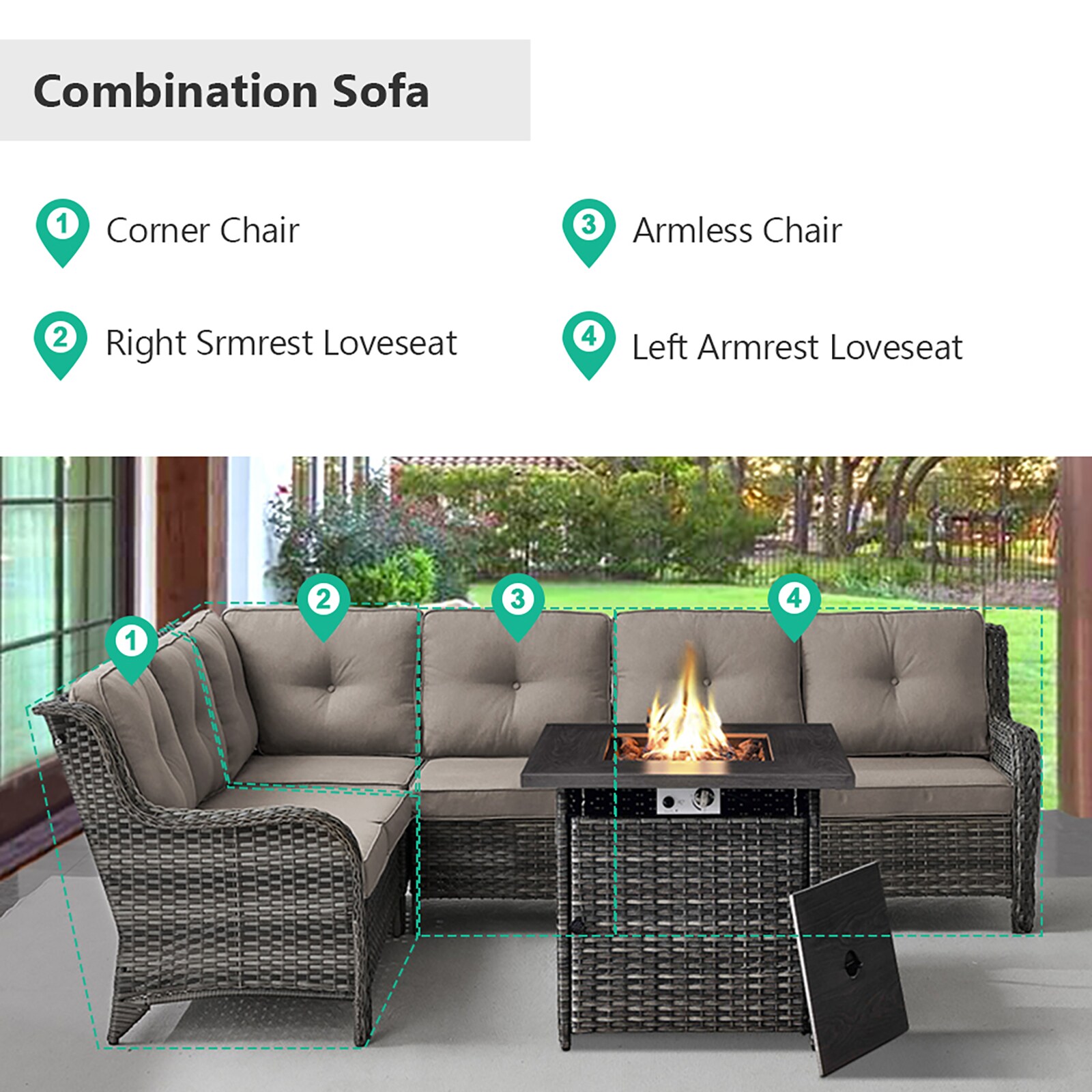 Rilyson FS055057059099-2 Patio-Conversation-Sets - View #9