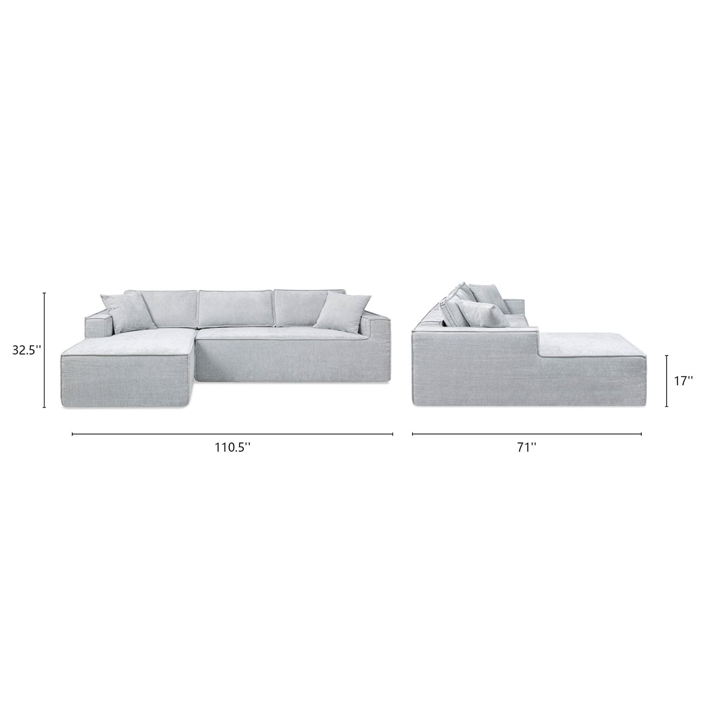 Jennifer Taylor Home LXVG-L-66550 Sofas-Loveseats - View #5