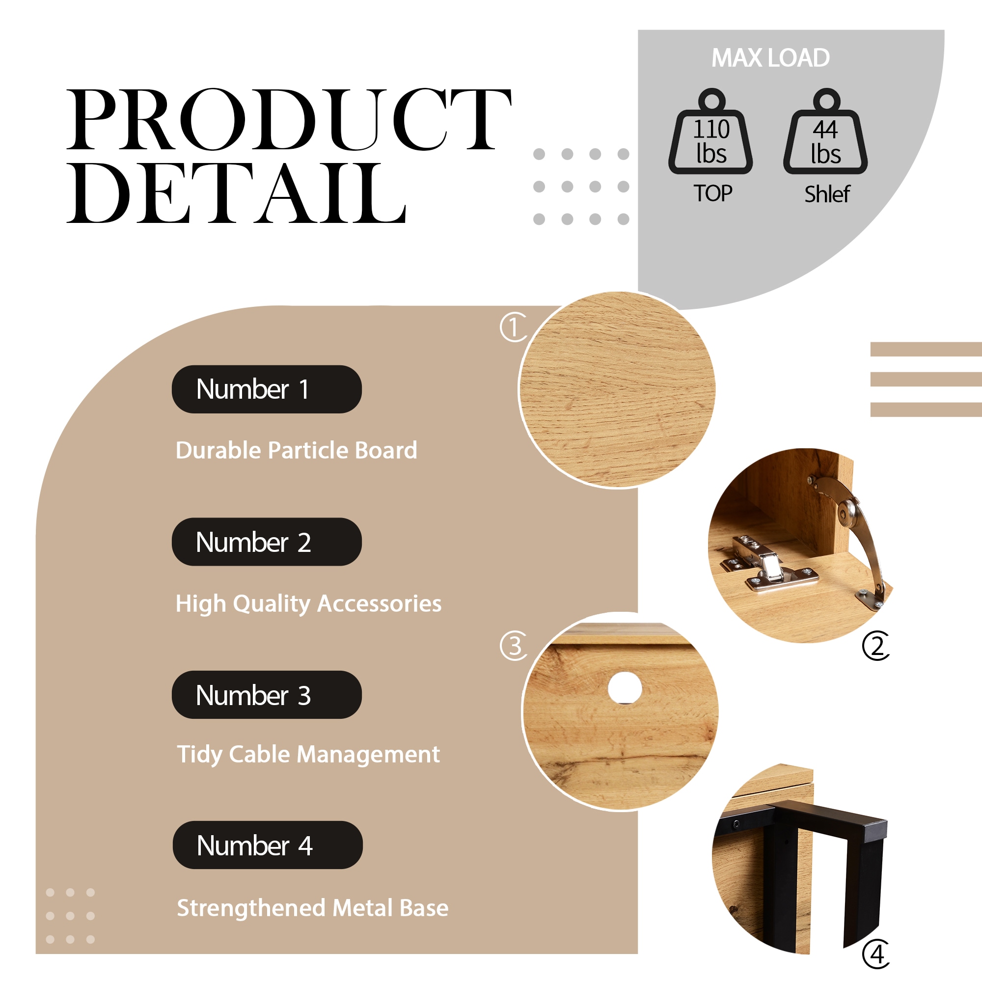 ModernLuxe L3P-WF319402AAQ Tv-Stands - View #5