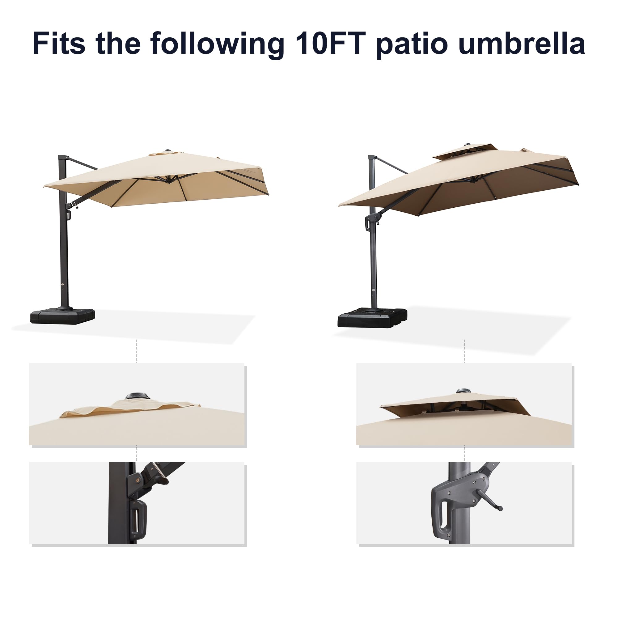 PURPLE LEAF LS04BSCJ-100 Umbrella-Bases - View #3