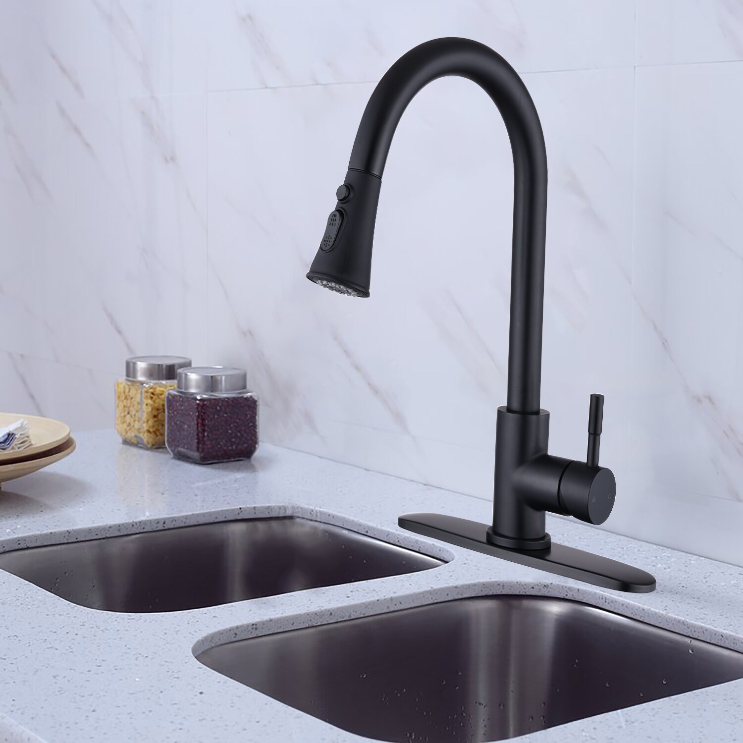 Vanfority VF-D3411-MB Kitchen-Faucets - View #5