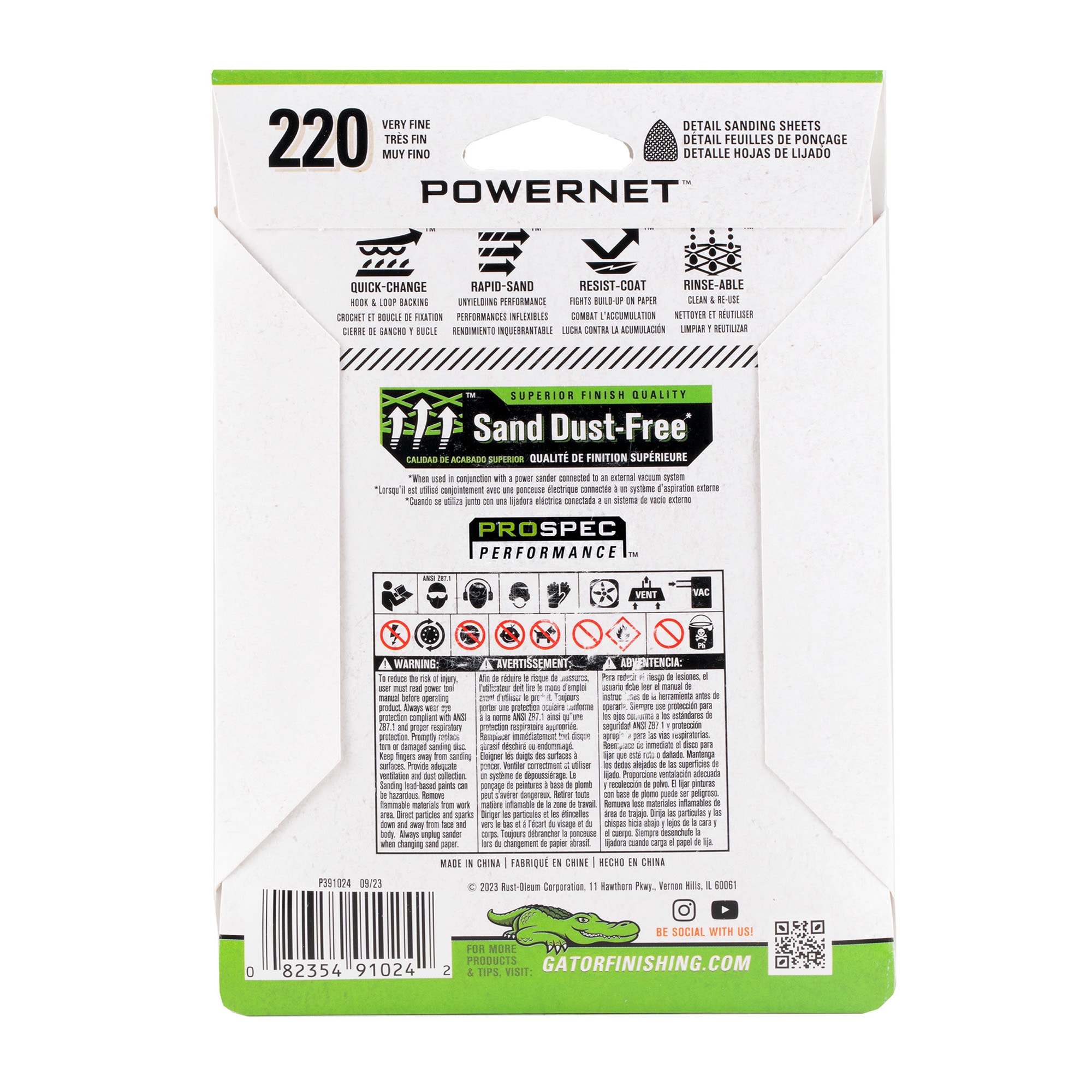 Gator 391024 Pt-Sandpaper - View #3