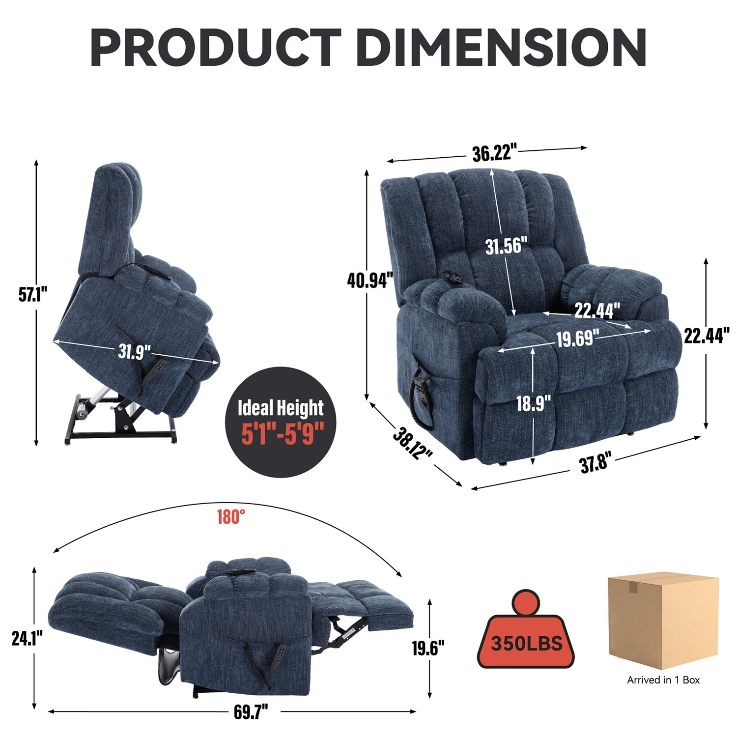 GZMR GZ-W1803RC51 recliners - View #9
