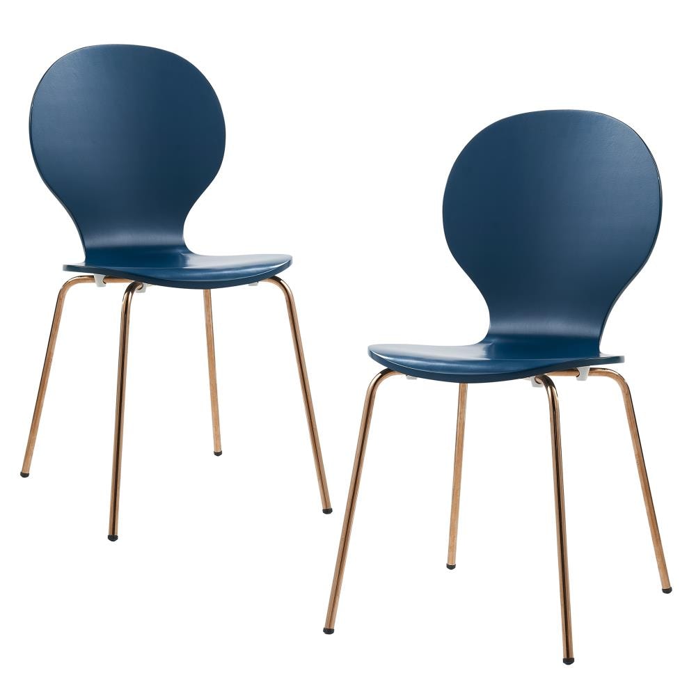 Versanora VNF-00017 Set of 2 Contemporary/Modern Dining Side Chair (Wood Frame)