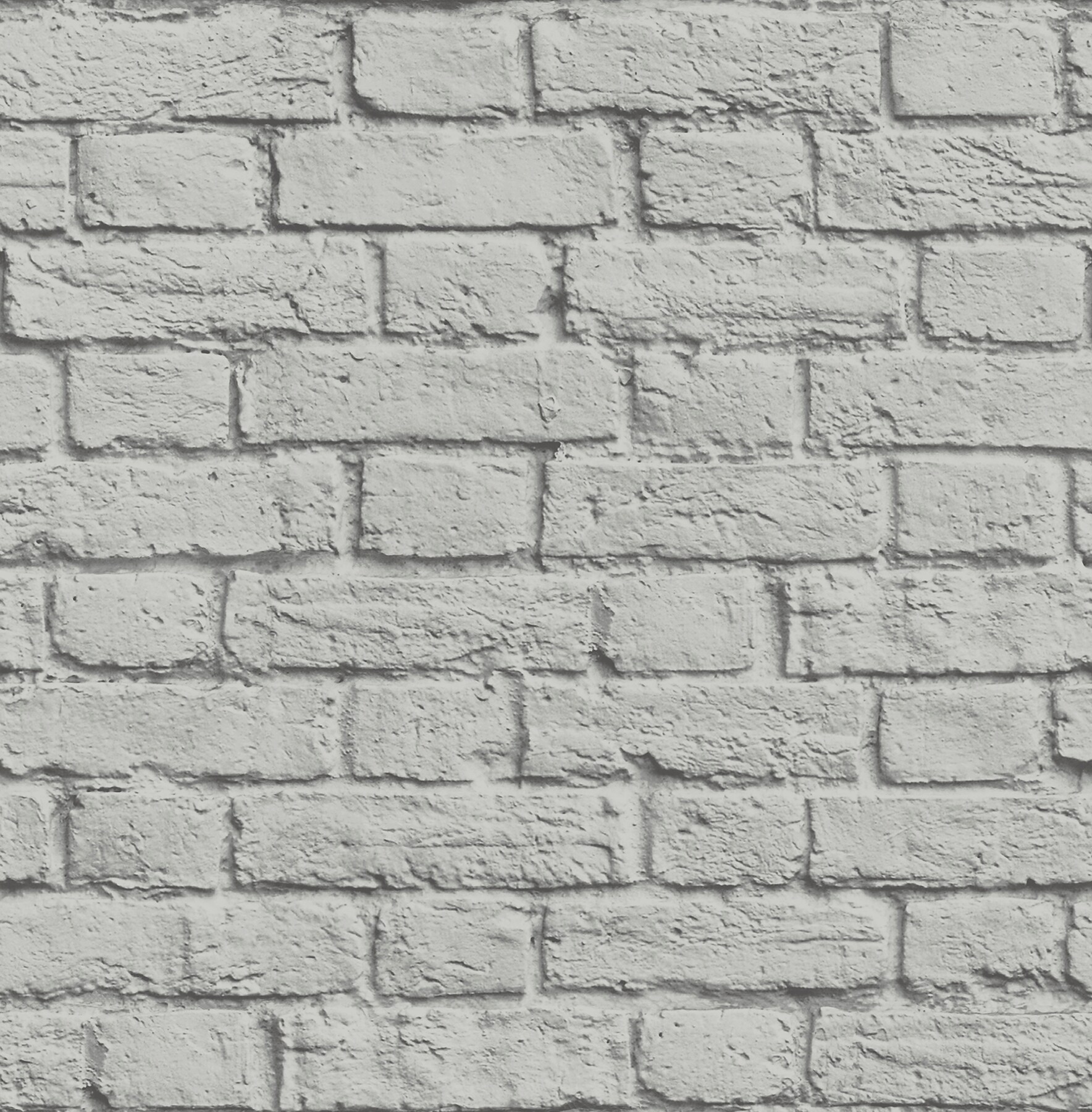 Brewster UW24764 Urban Walls 56.4-sq ft Grey Non-woven Brick Unpasted Wallpaper