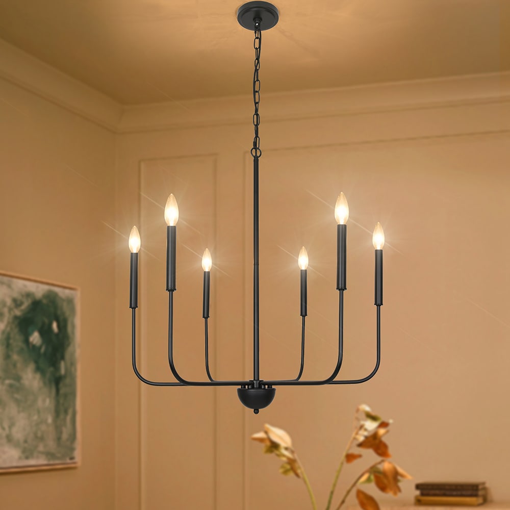 Lowes black farmhouse chandelier clearance