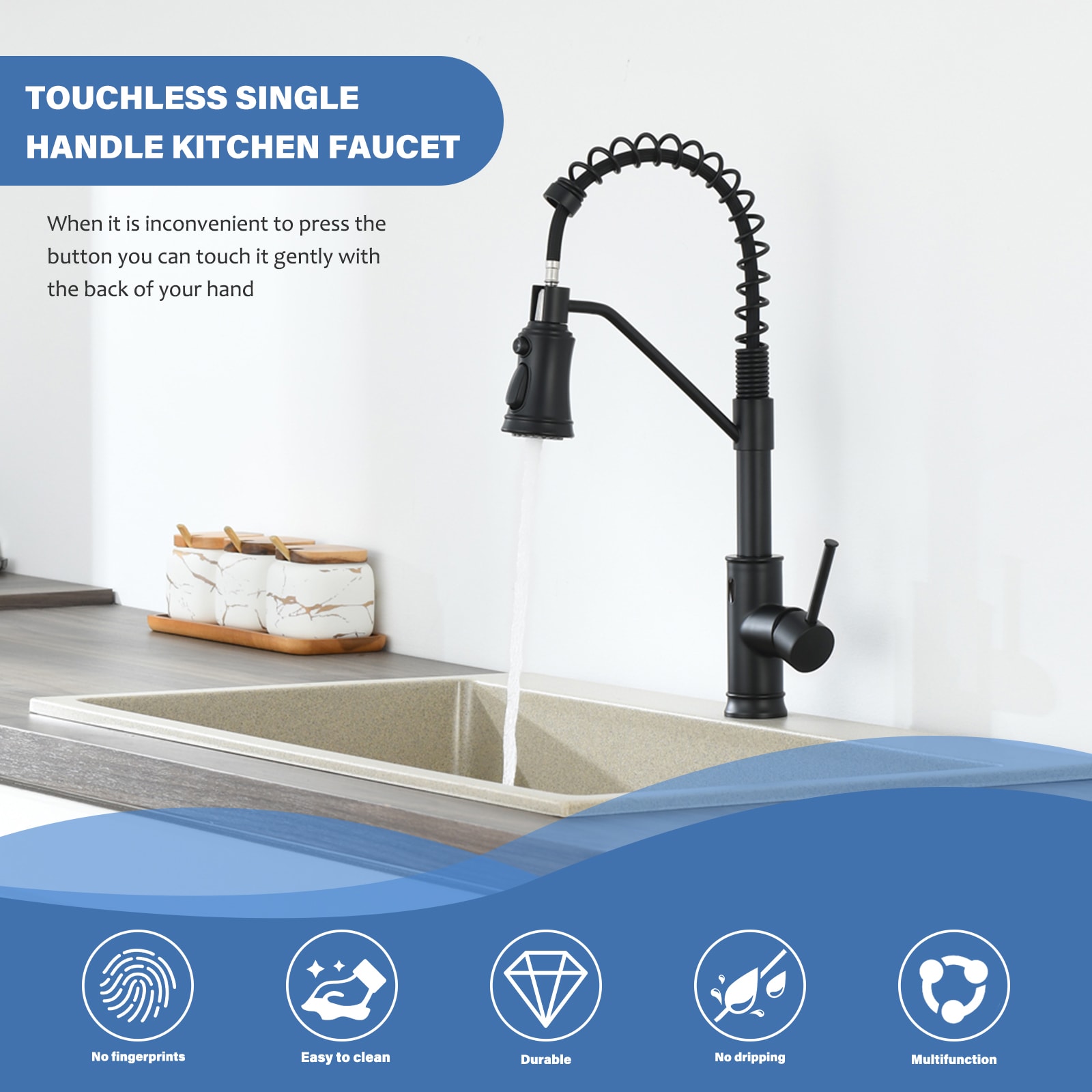 Flynama XY-H-IS2257B Kitchen-Faucets - View #4