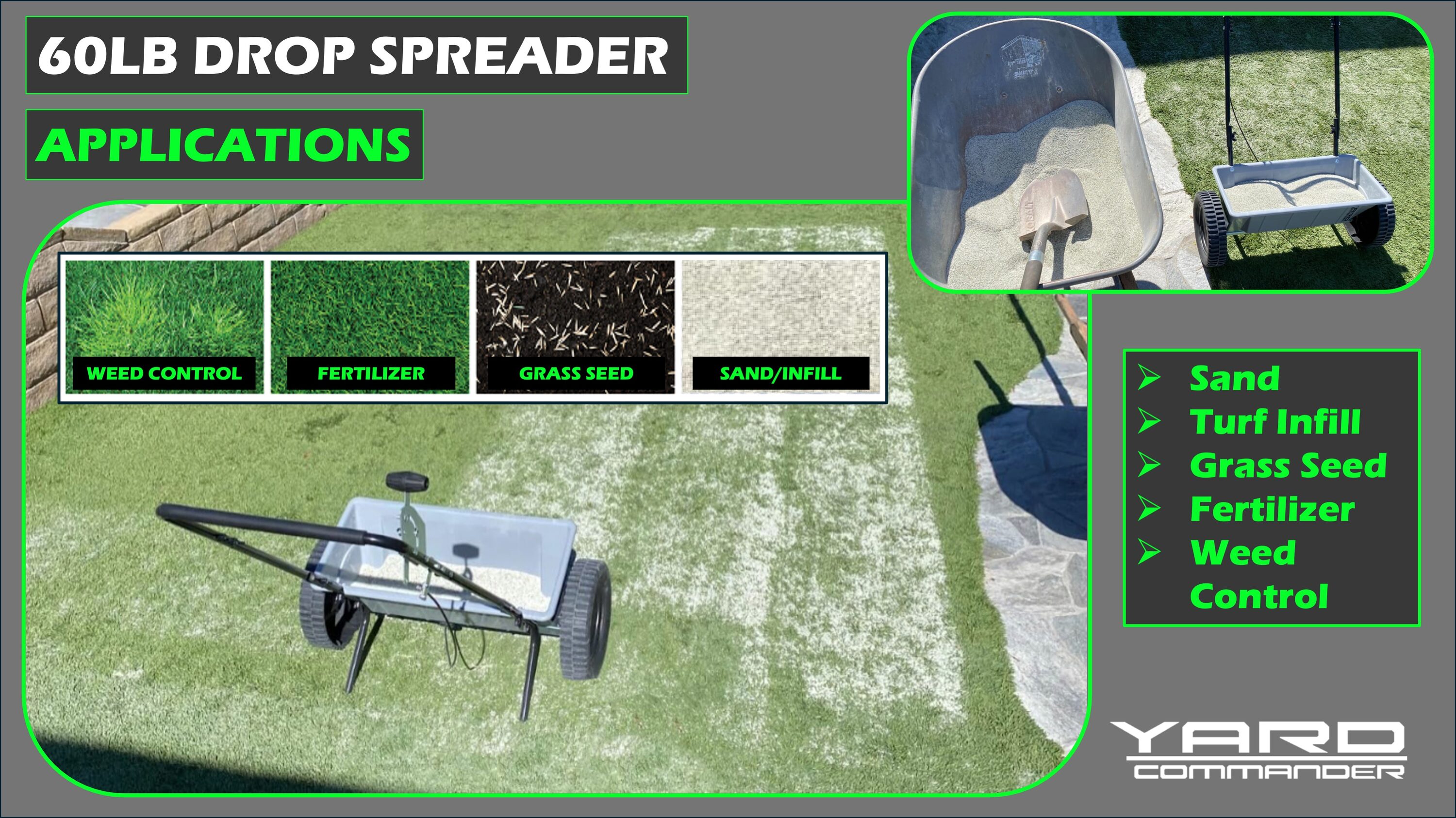 Yard Commander YTL-140-268 Push-Spreaders - View #3