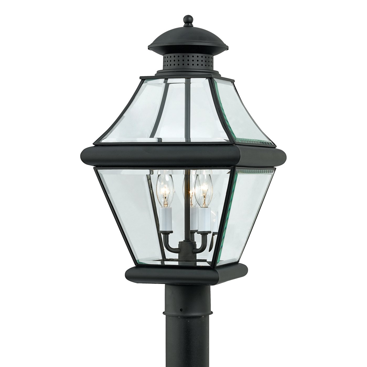 Quoizel RJ9011K Rutledge 20.5-in Mystic Black Transitional Outdoor Post Light