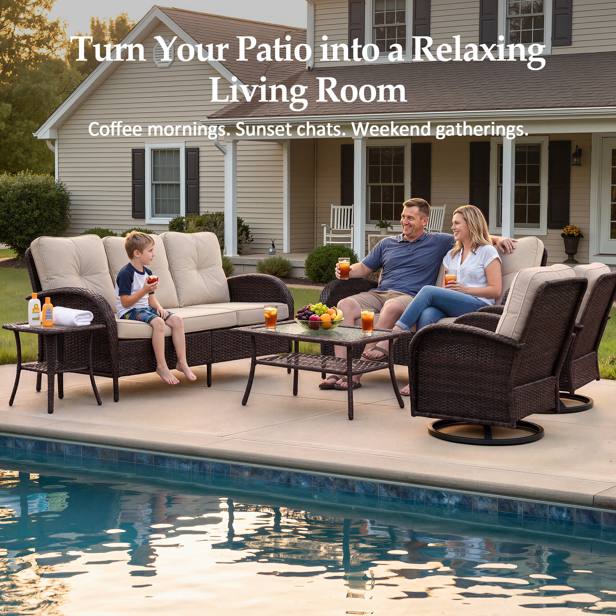 Patio Watcher TBSF-ABC56TDK-DGRAY Patio-Conversation-Sets - View #2