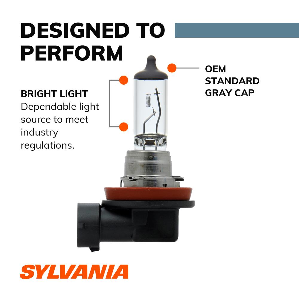 SYLVANIA - H7 Basic - Bombilla halógena para faros, niebla, luces de  circulación diurna y aplicaciones en curvas (contiene 2 bombillas)