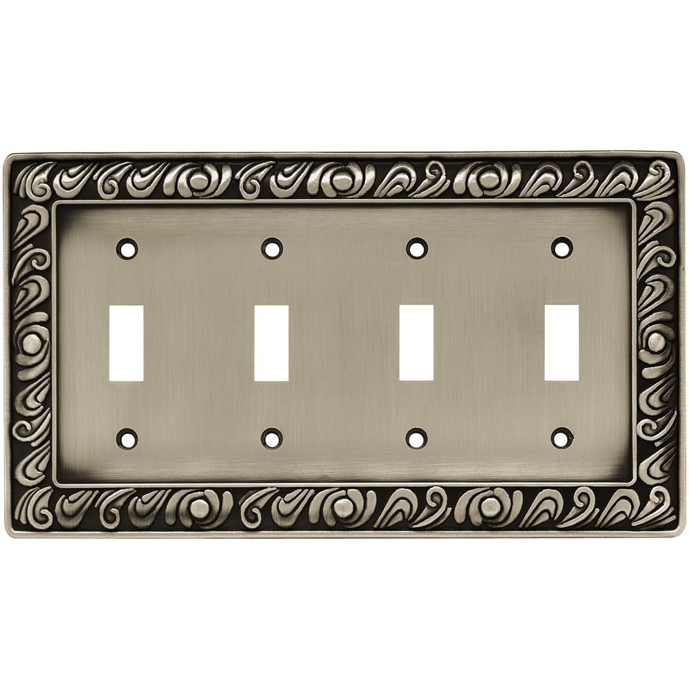 Brainerd 64041 1 4 Brushed Satin Pewter Quad Toggle