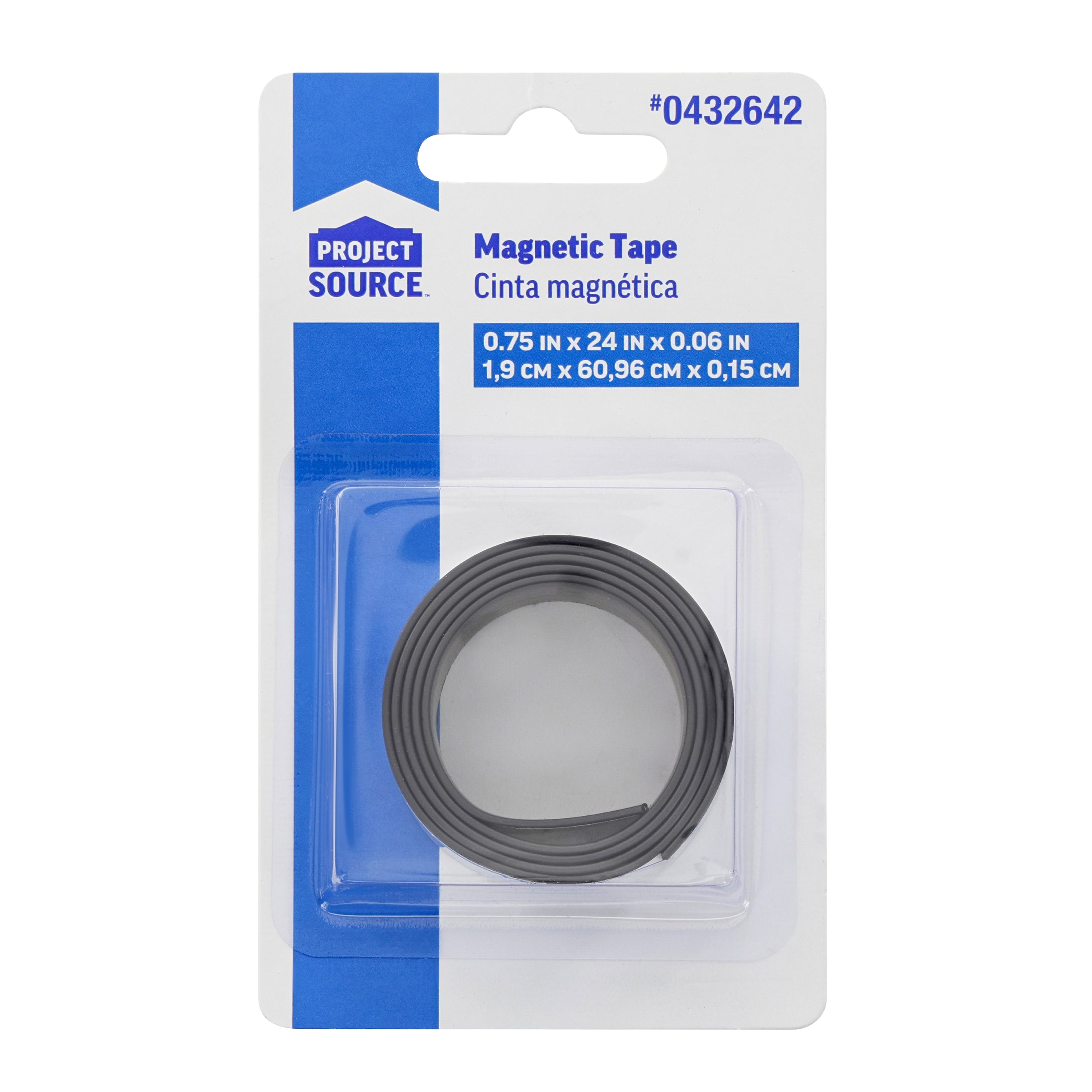 Project Source 542019 Hillman Magnetic Adhesive Tape 3/4-in X 24-in