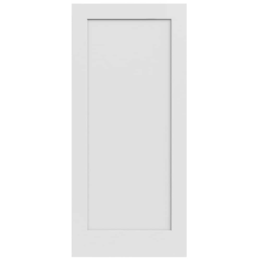 JELD-WEN LOWOLJW191200373 Madison 36-in x 80-in Primed 1-panel square Smooth Hollow core Primed Molded composite Slab Door