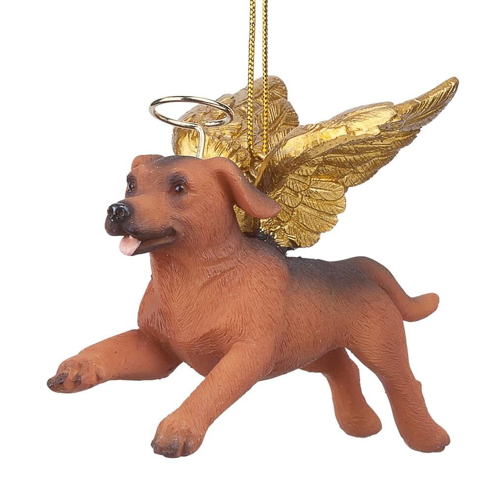Design Toscano 3.5 in. Siberian Huskey Holiday Dog Ornament