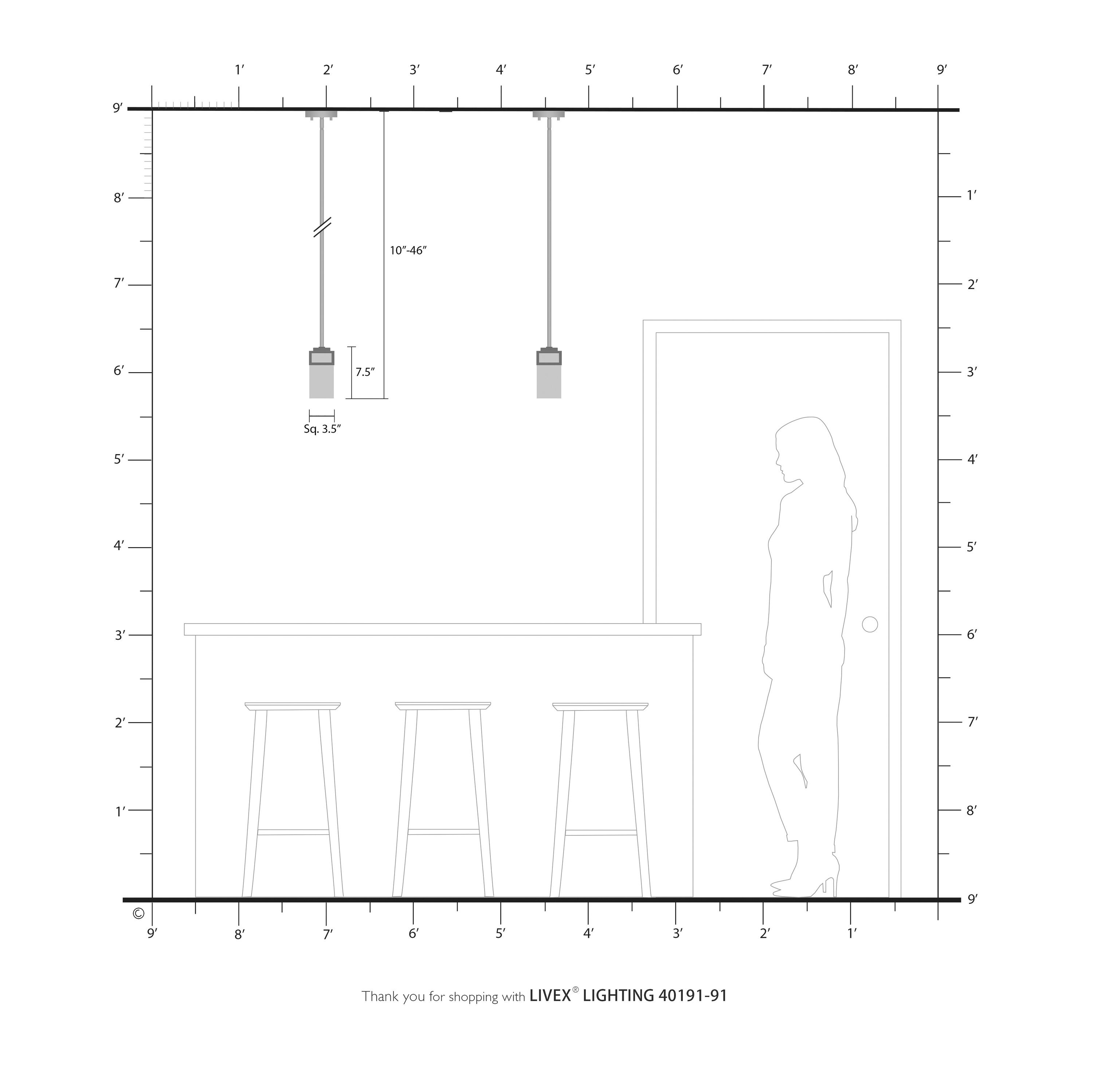Livex Lighting 40191-91 Pendant-Lights - View #7