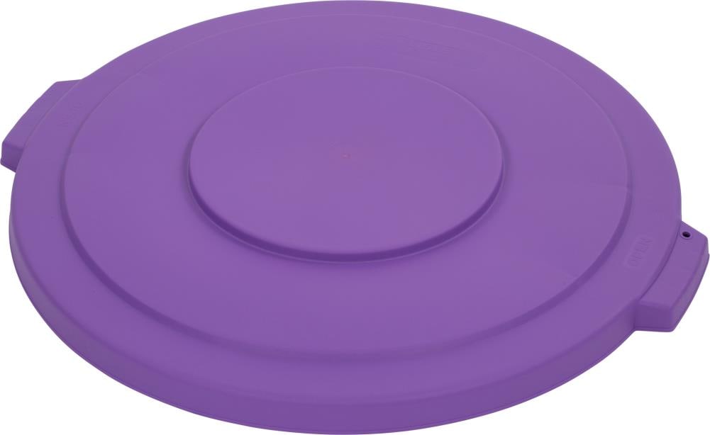 Lavex 32 Gallon Purple Round Commercial Trash Can