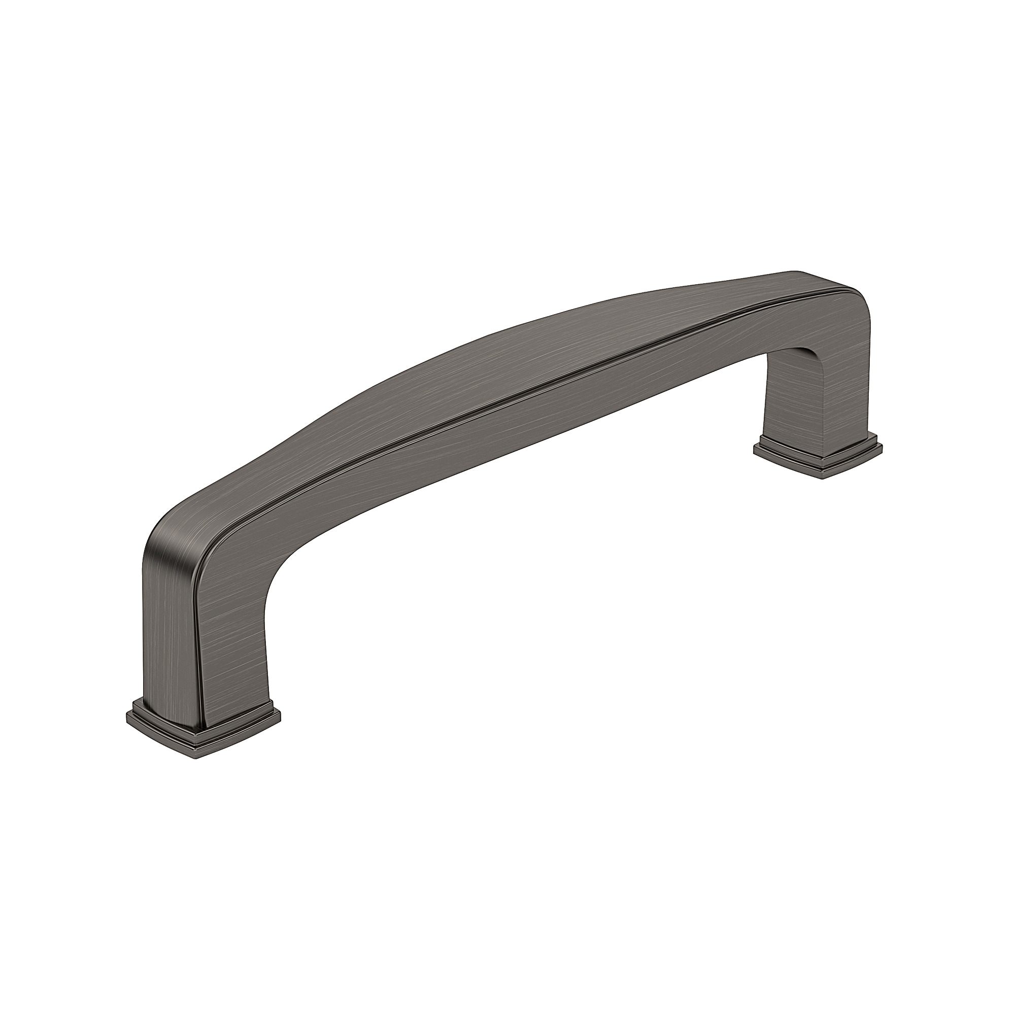 Richelieu BP81092143 Charlemagne 3-3/4-in , 96mm Center to Center Antique Nickel Rectangular Handle