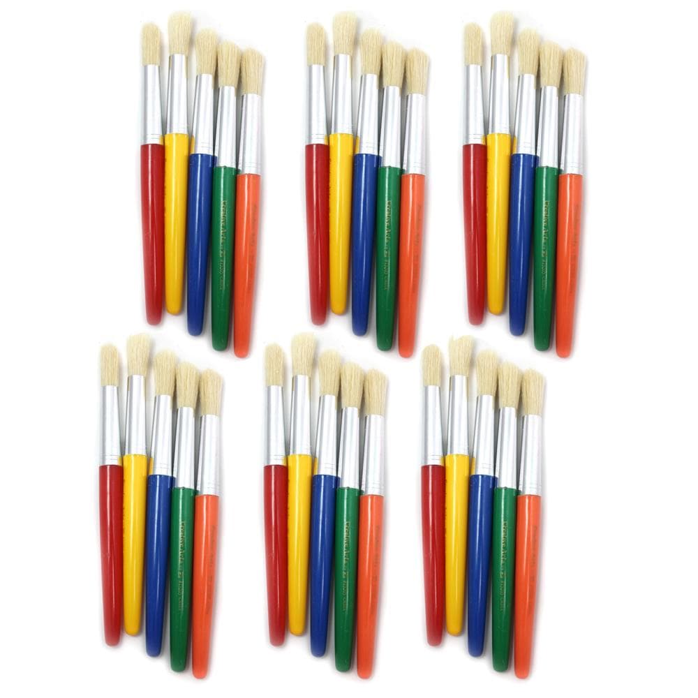 Paint Brushes Large Round And Bulging Paint Brushes Round - Temu