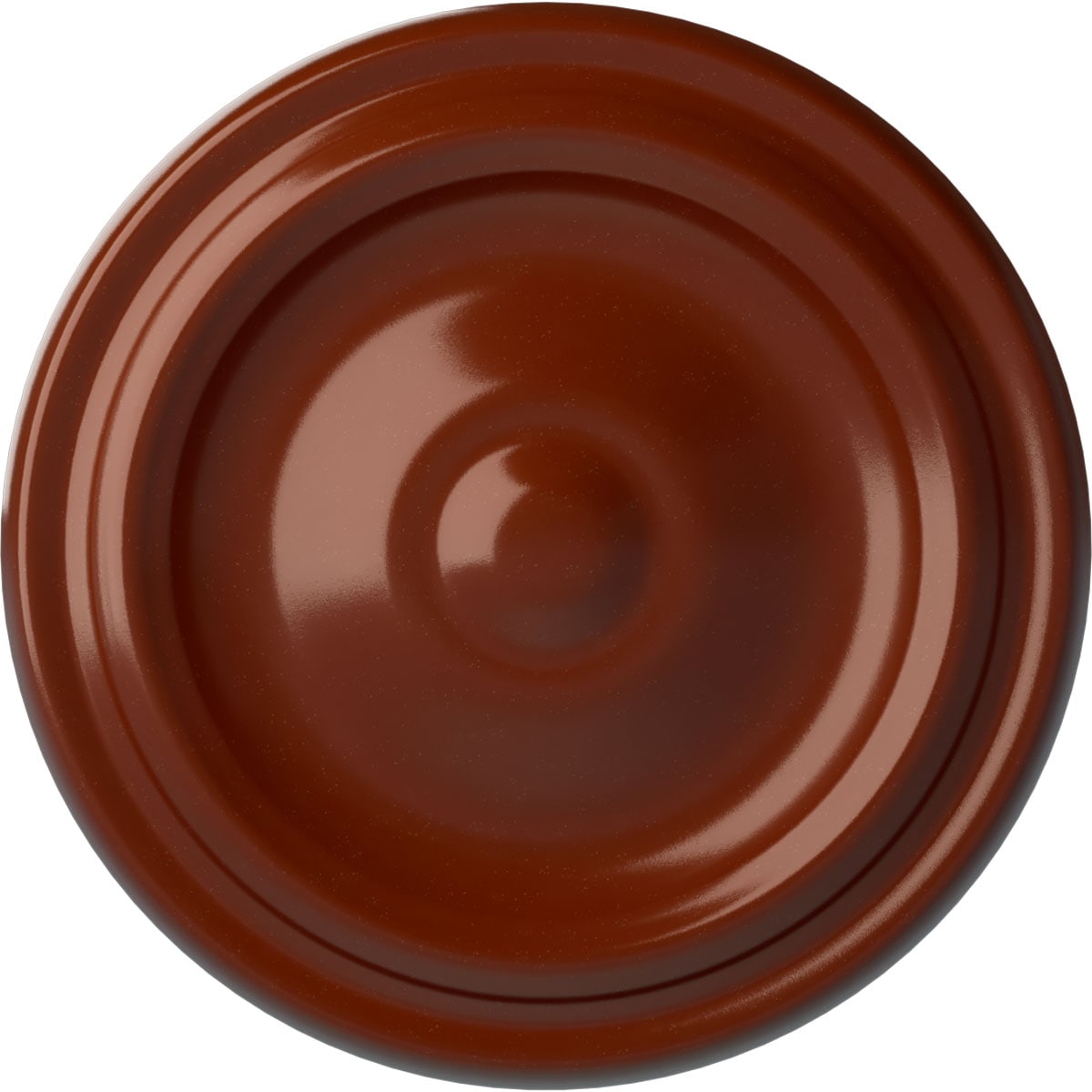 Ekena Millwork CM09MAFIF Maria 9.625-in W x 9.625-in L Painted Firebrick Polyurethane Whole Ceiling Medallion