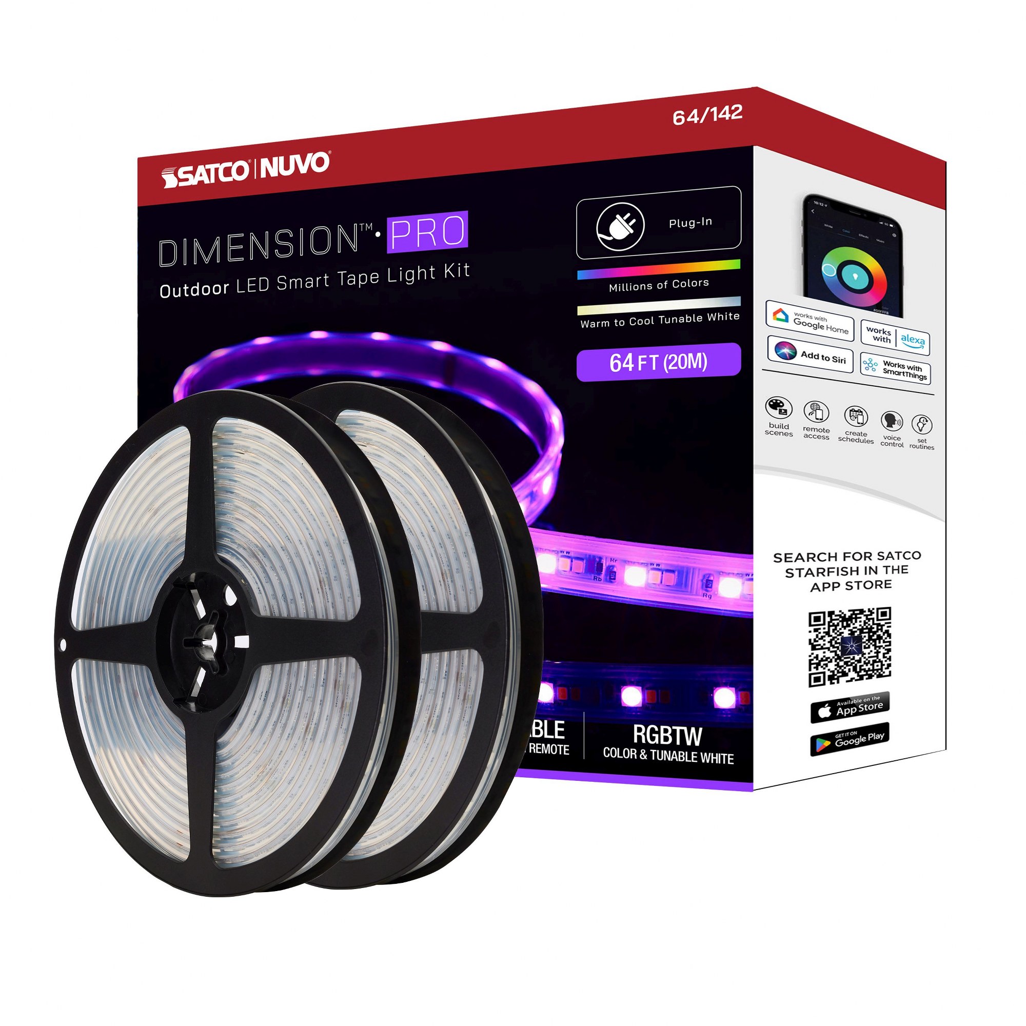 Dimension Pro - Light White Plastic Under Cabinet Light