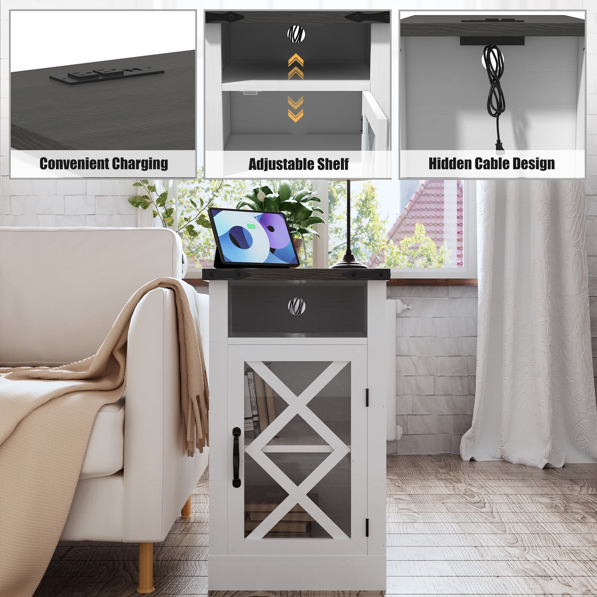 Clihome CL0150711WH End-Tables - View #9