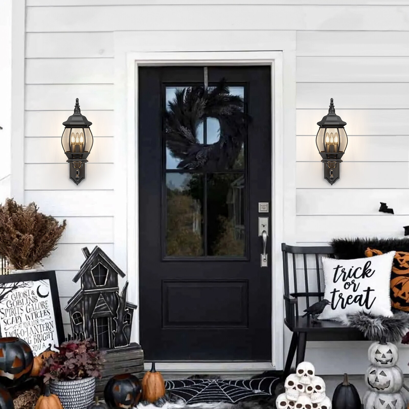 LamQee 06FTL0241BBK Outdoor-Wall-Lighting - View #4