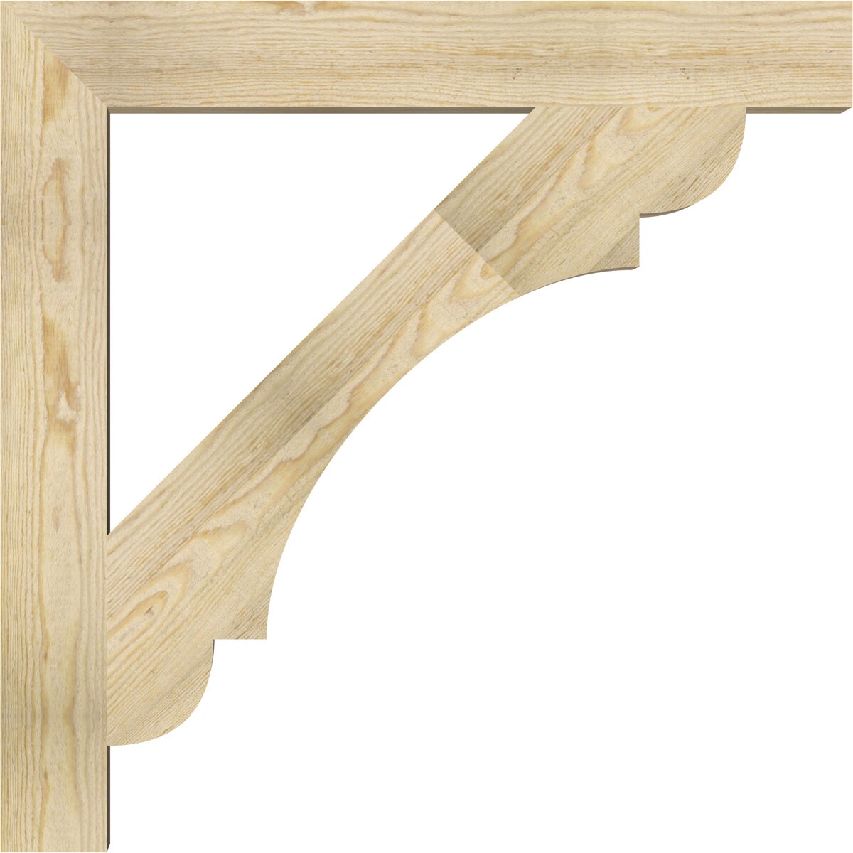 Ekena Millwork BKT04X32X32OLY05RDF Exterior-Brackets-Braces - View #3