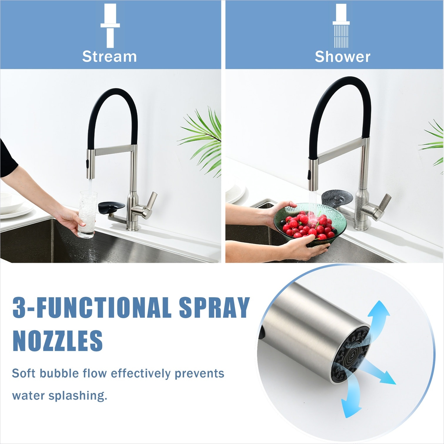 Watnature 0M2KOJ42YLCX Kitchen-Faucets - View #2