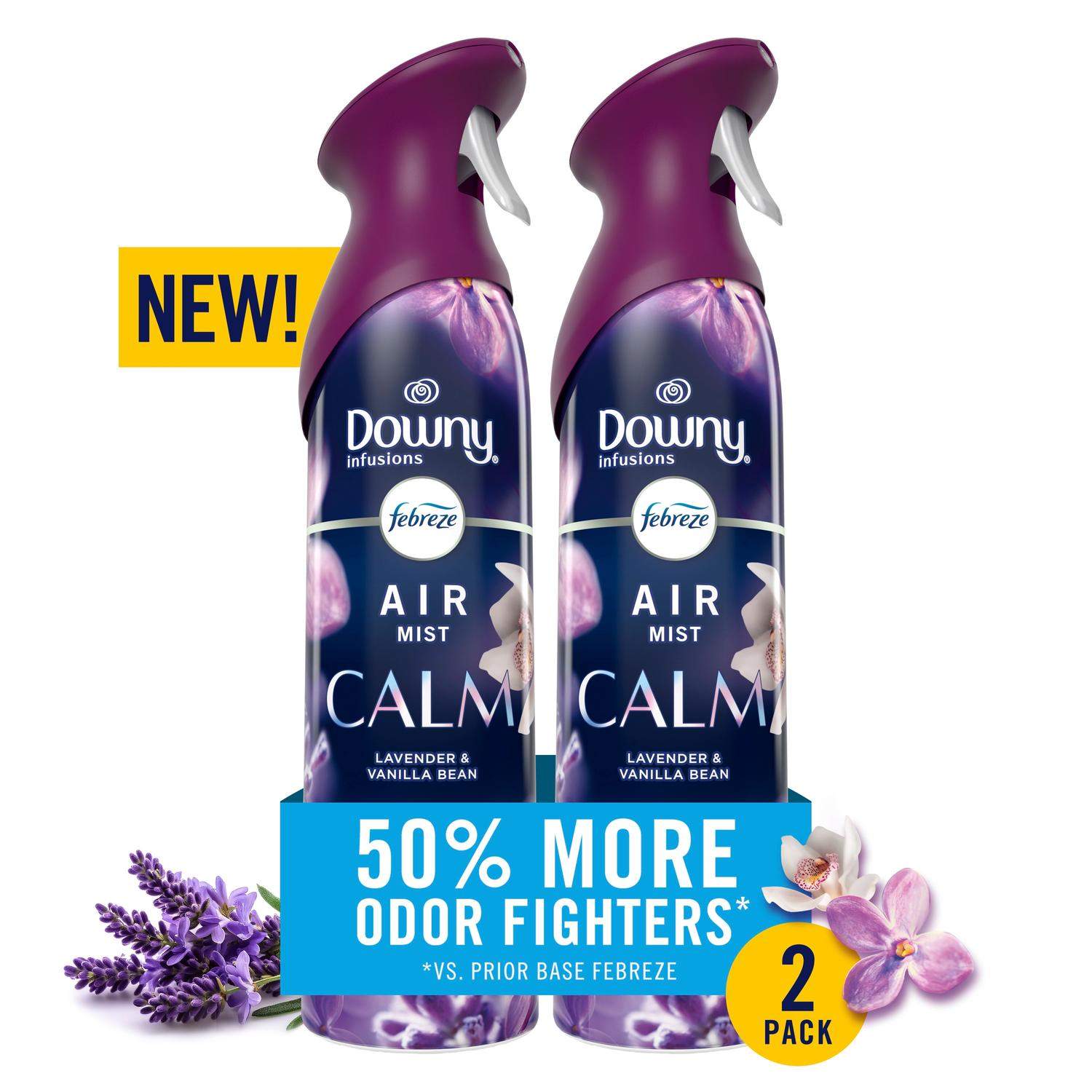 Febreze Air Mist 8.1 -oz Downy Calm Dispenser Air Freshener 2 -Pack
