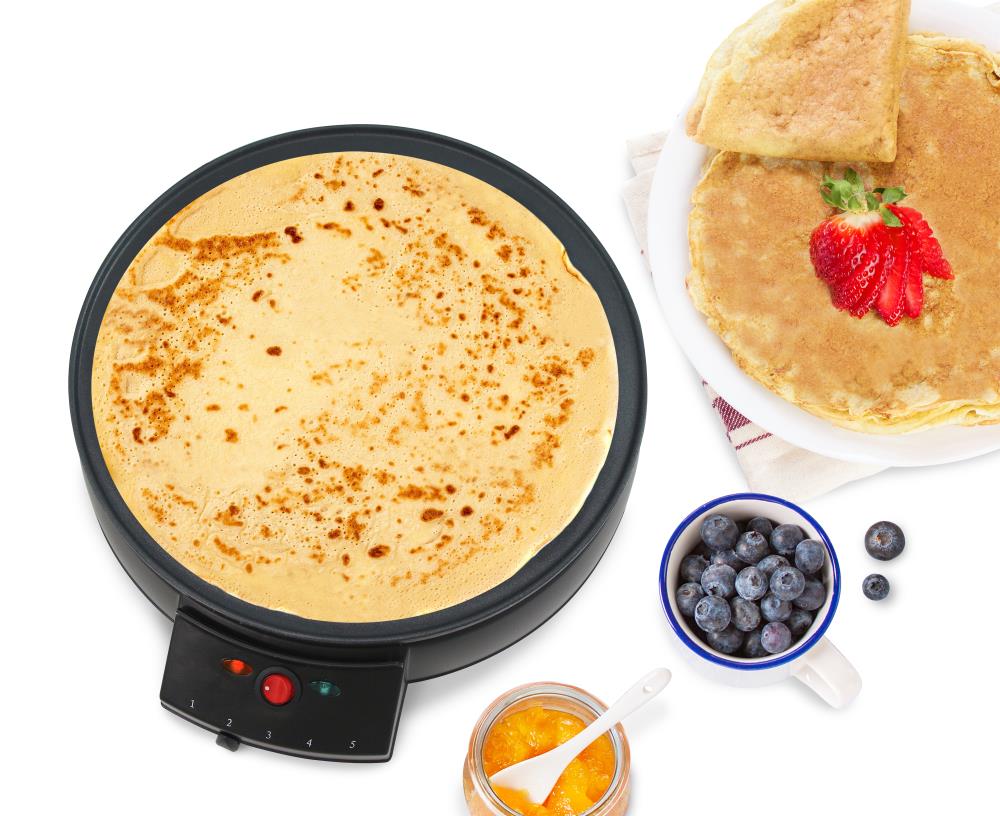 Best Buy: Elite Gourmet 12 Electric Crepe Maker and Griddle Black ECP-126