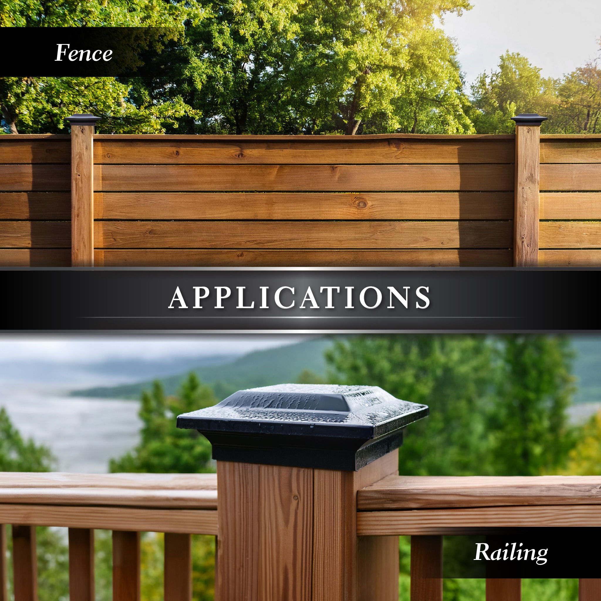 Classy Caps NSM44B Deck-Post-Caps - View #4