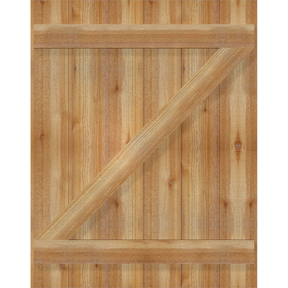 Ekena Millwork RBJ06Z32X041RWR Exterior-Shutters - View #5