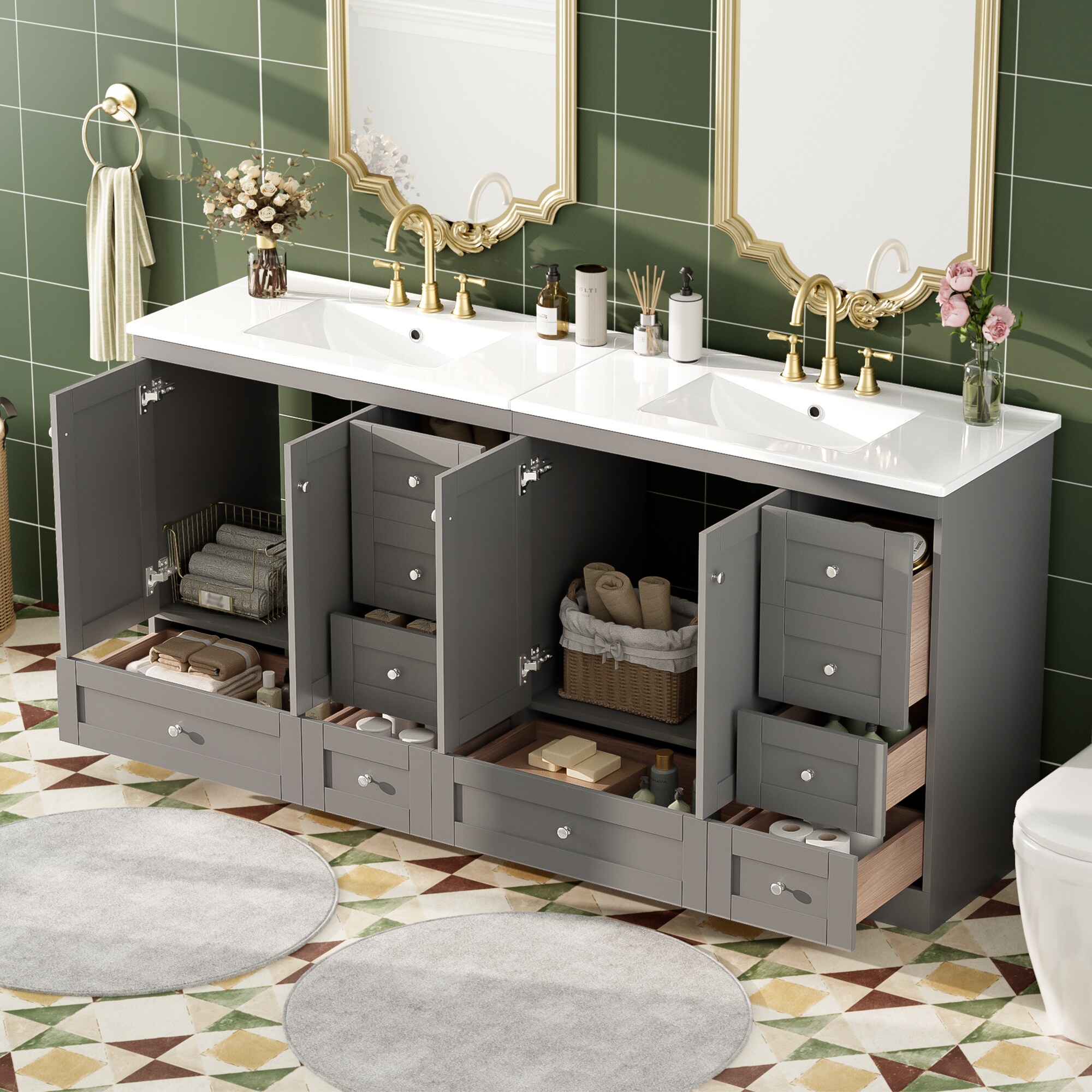 ModernLuxe L3P-N729P000010E Bath-Vanity-Combo - View #2