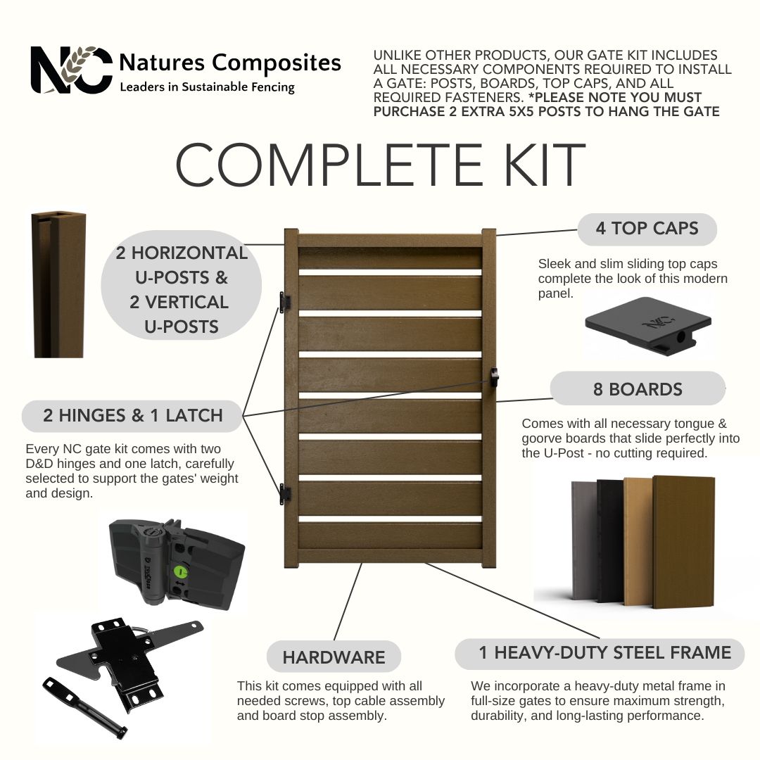 Natures Composites 100309RV60400 Composite-Fence-Gates - View #4