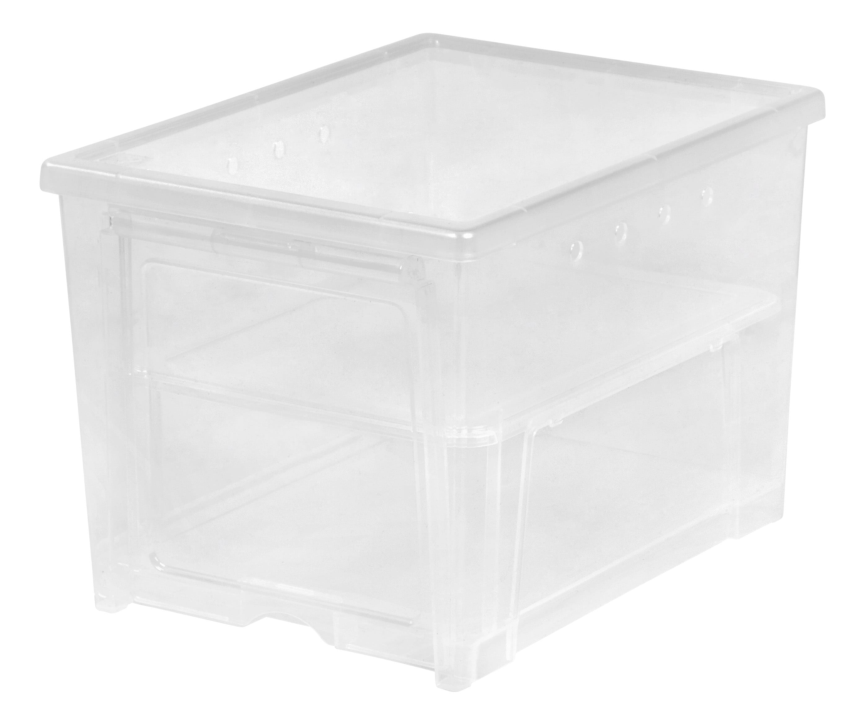 IRIS 200600 9-in H Tier Clear Shoe Box