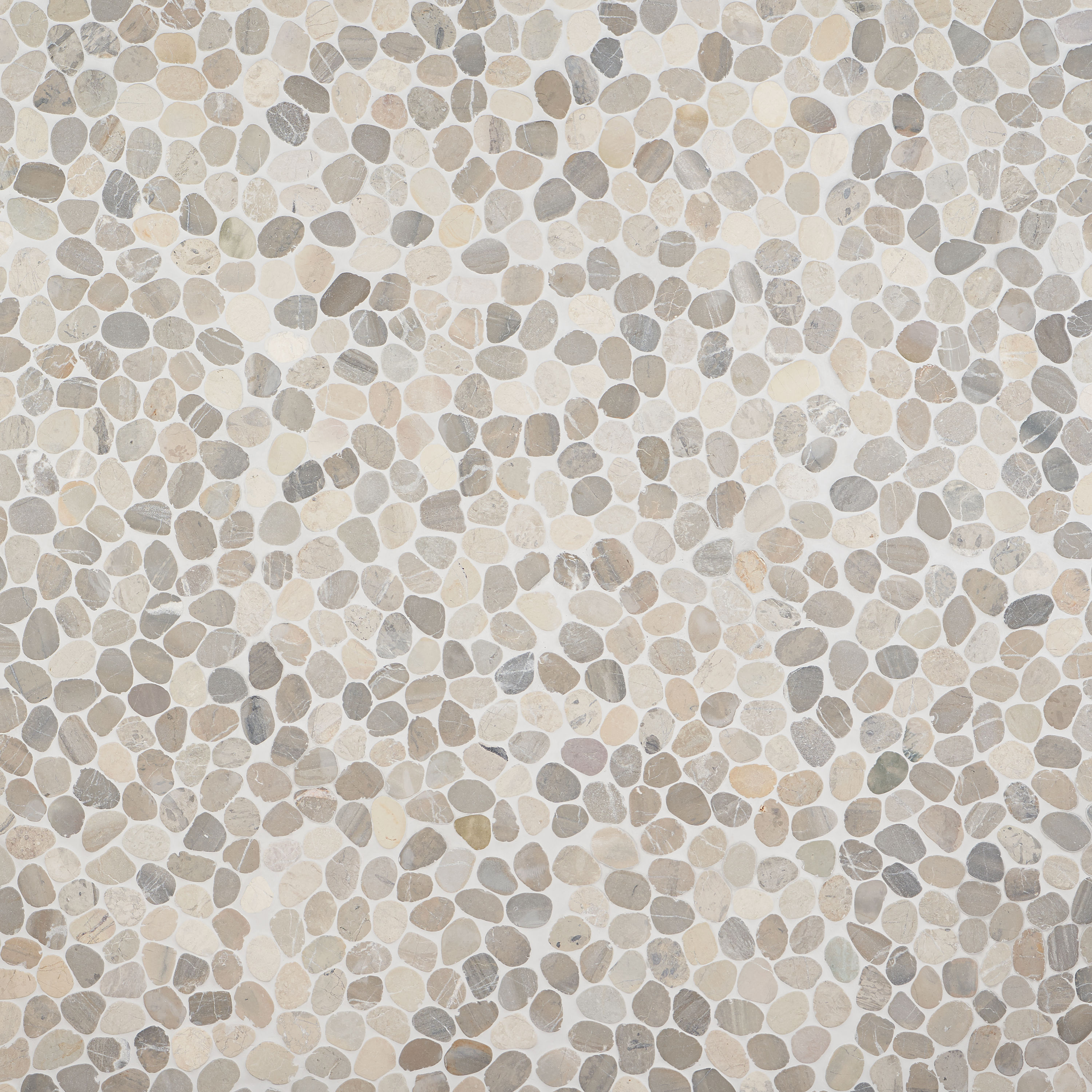 Artmore Tile EXT3RD105044 Landscape Gray 12-in x 12-in Natural Natural stone Stone look Pebble Mosaic Floor and Wall Tile ( 0.97-sq ft Piece