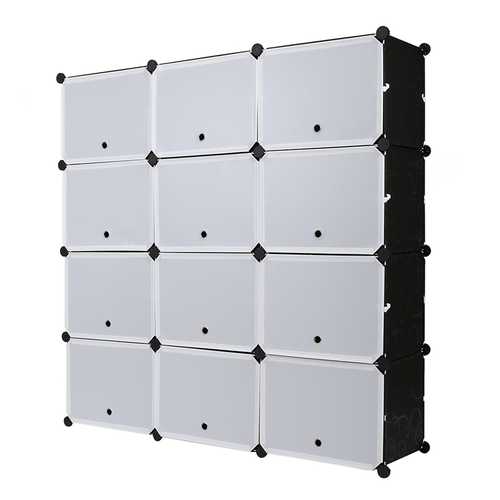 Outopee 47.24-in H 7 Tier 40 Pair White Plastic Shoe Organizer in the ...