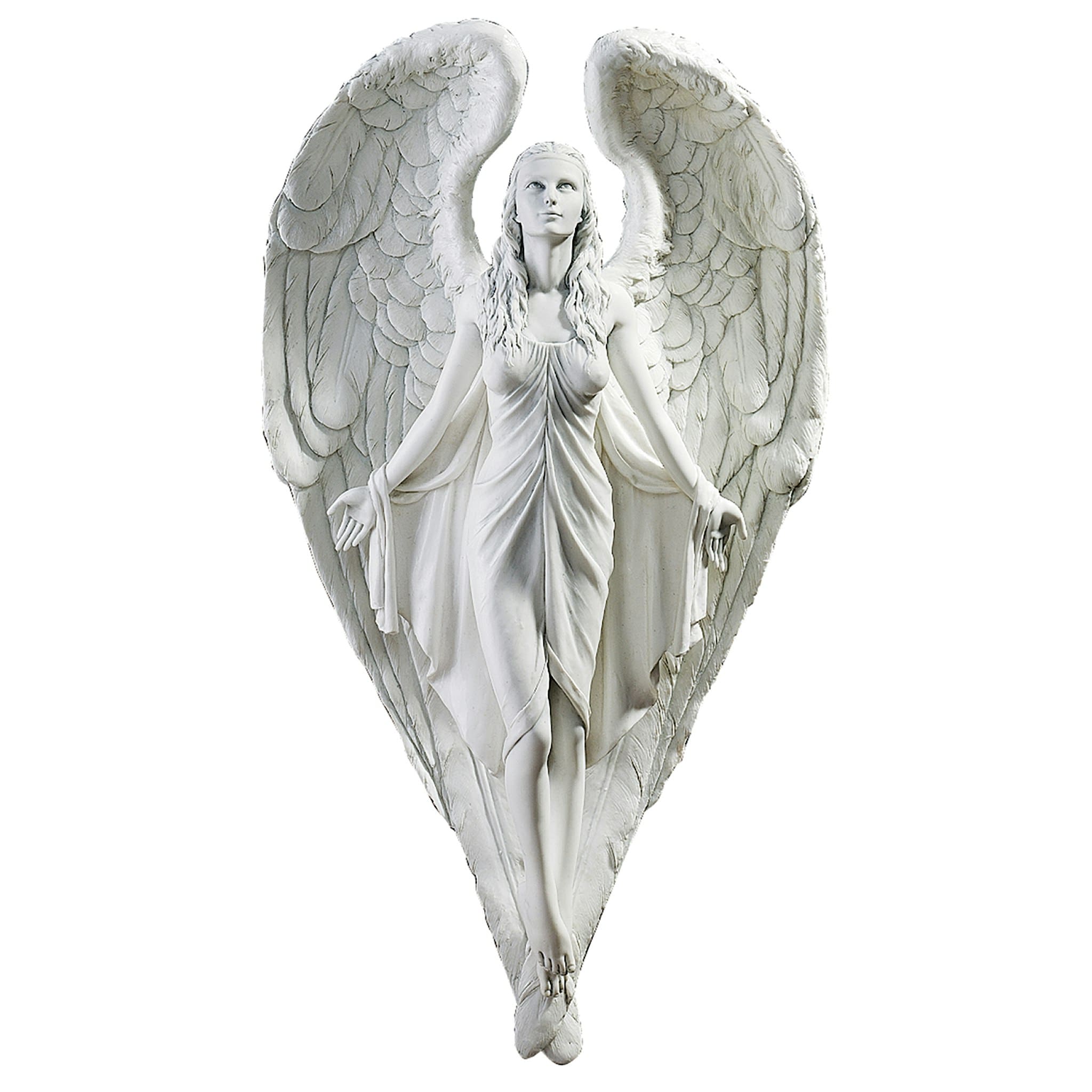 Design Toscano DB43016 9.5-Inches W x 16.5-Inches H Resin Angel plaque Museum Wall sculpture