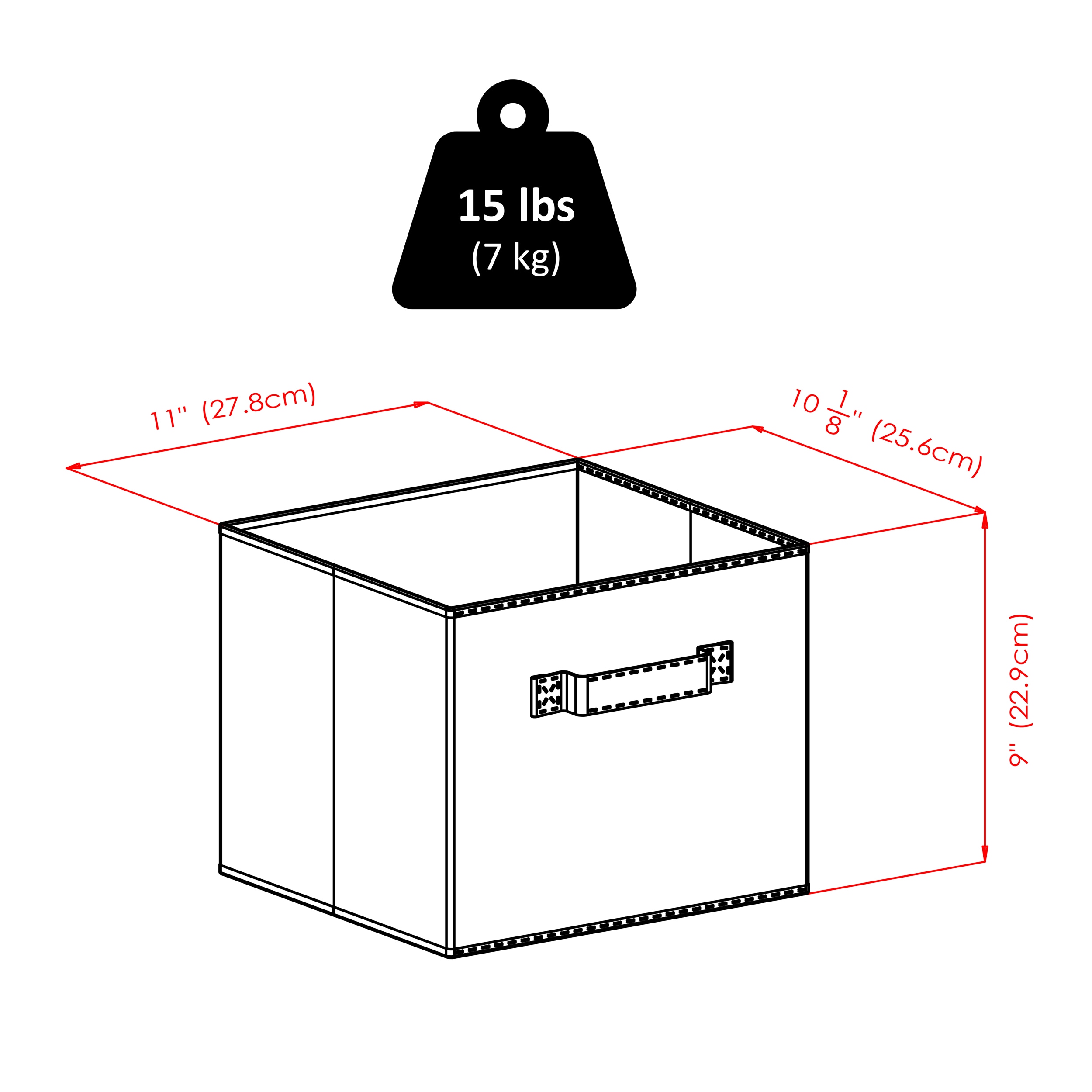 Winsome Wood 38622 Bins-Baskets - View #5