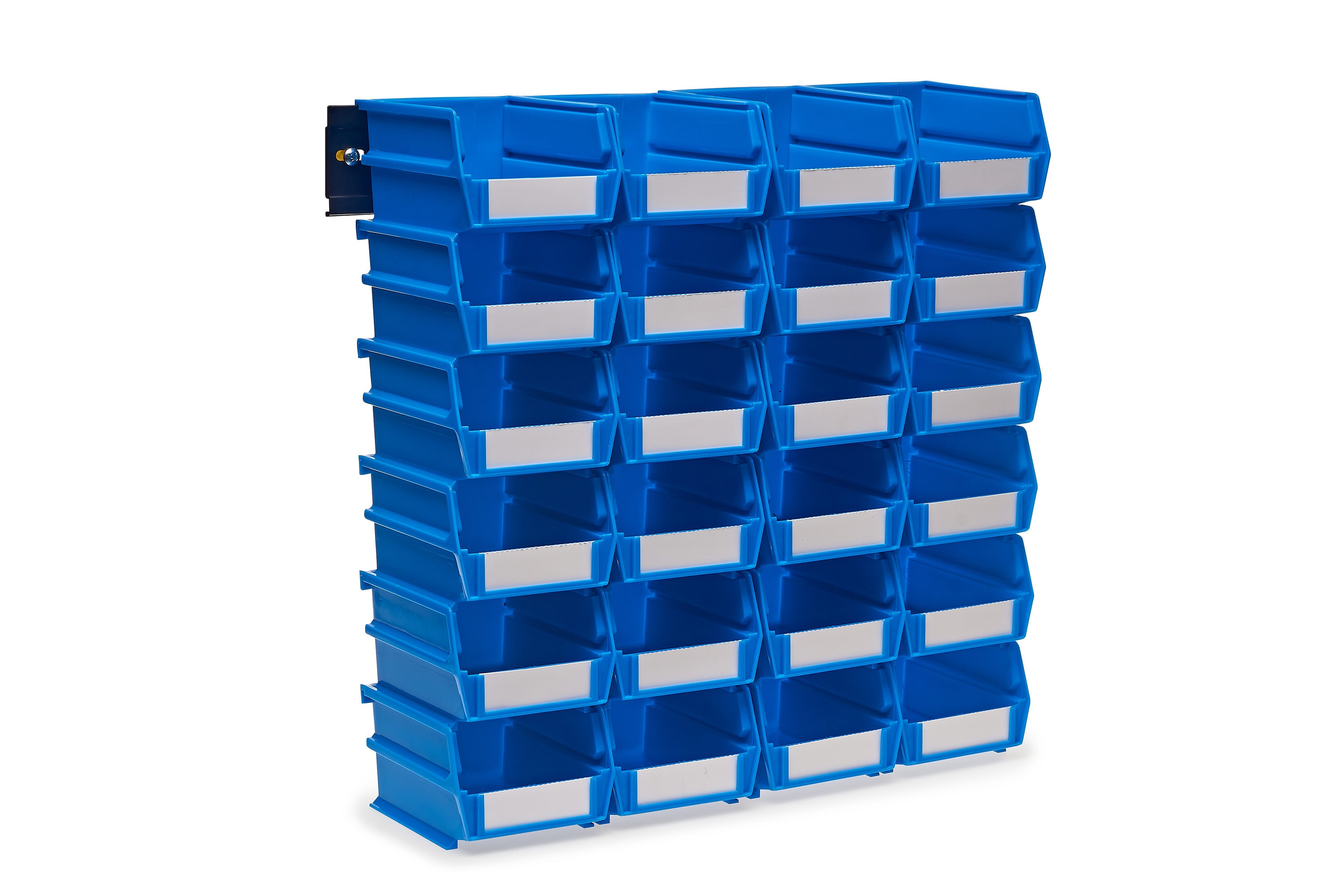 LocBin 3-210BWS ( 4.125-in W x 3-in H x 5.375-in D ) Blue Plastic Stackable Bin
