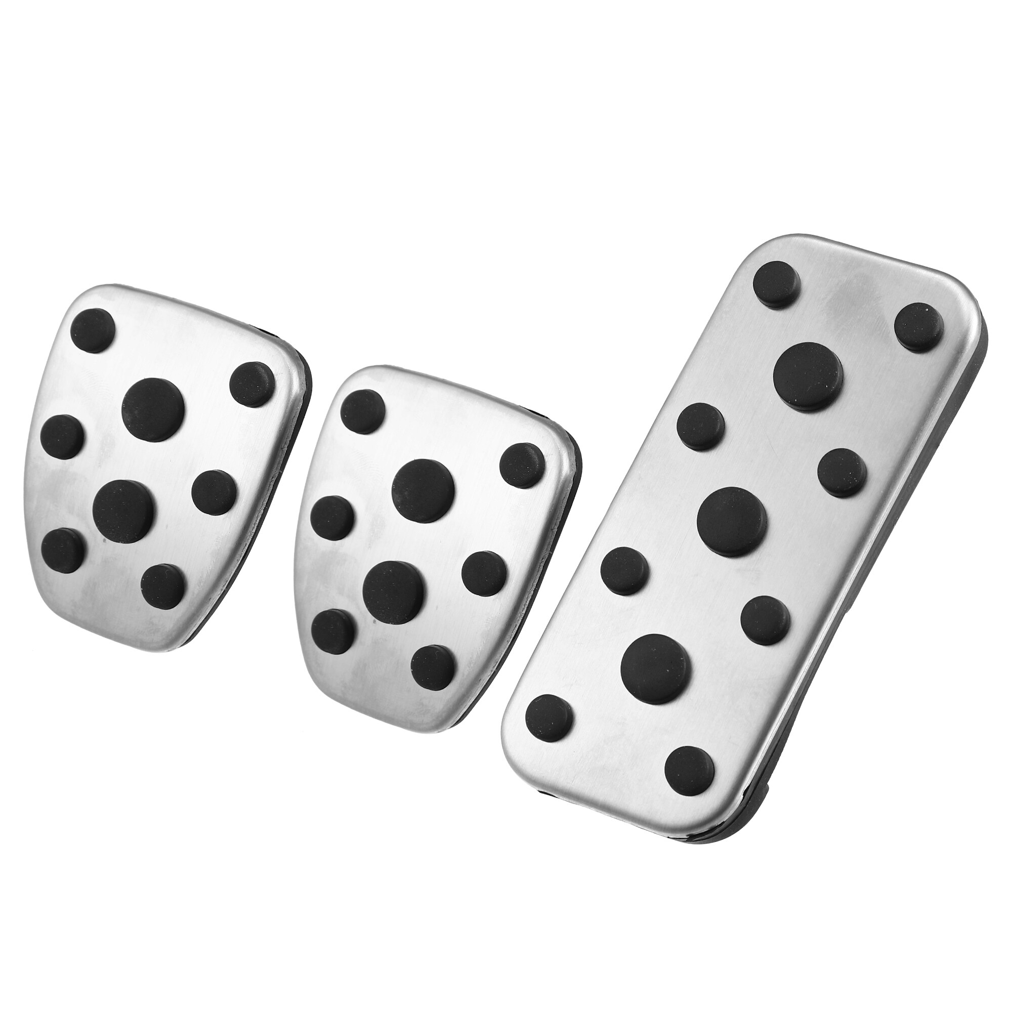 Unique Bargains - 3pcs Manual Transmission Clutch Pedal Cover Brake Pedal Pad Gas Accelerator Ped...