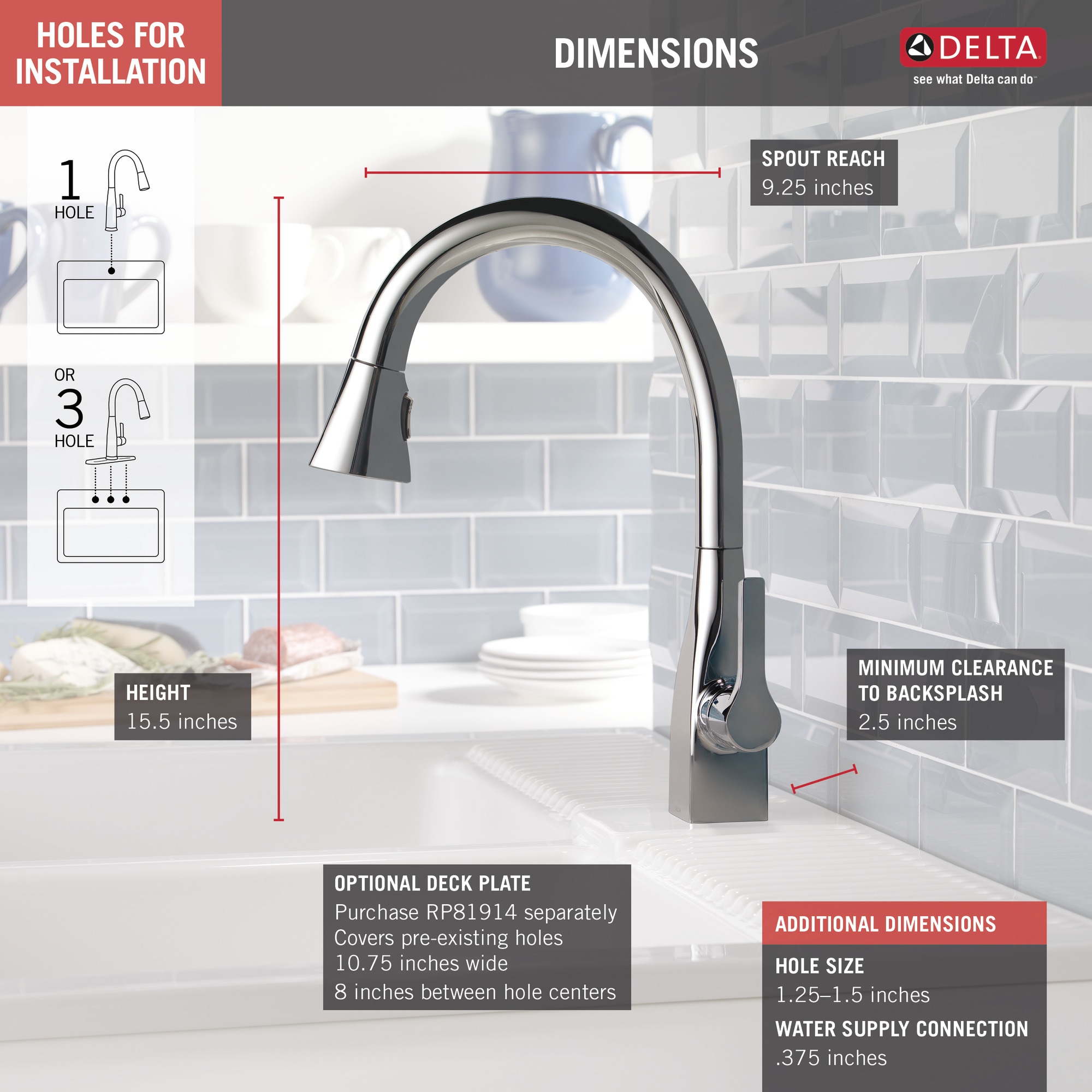 Delta 9183-DST Kitchen-Faucets - View #3