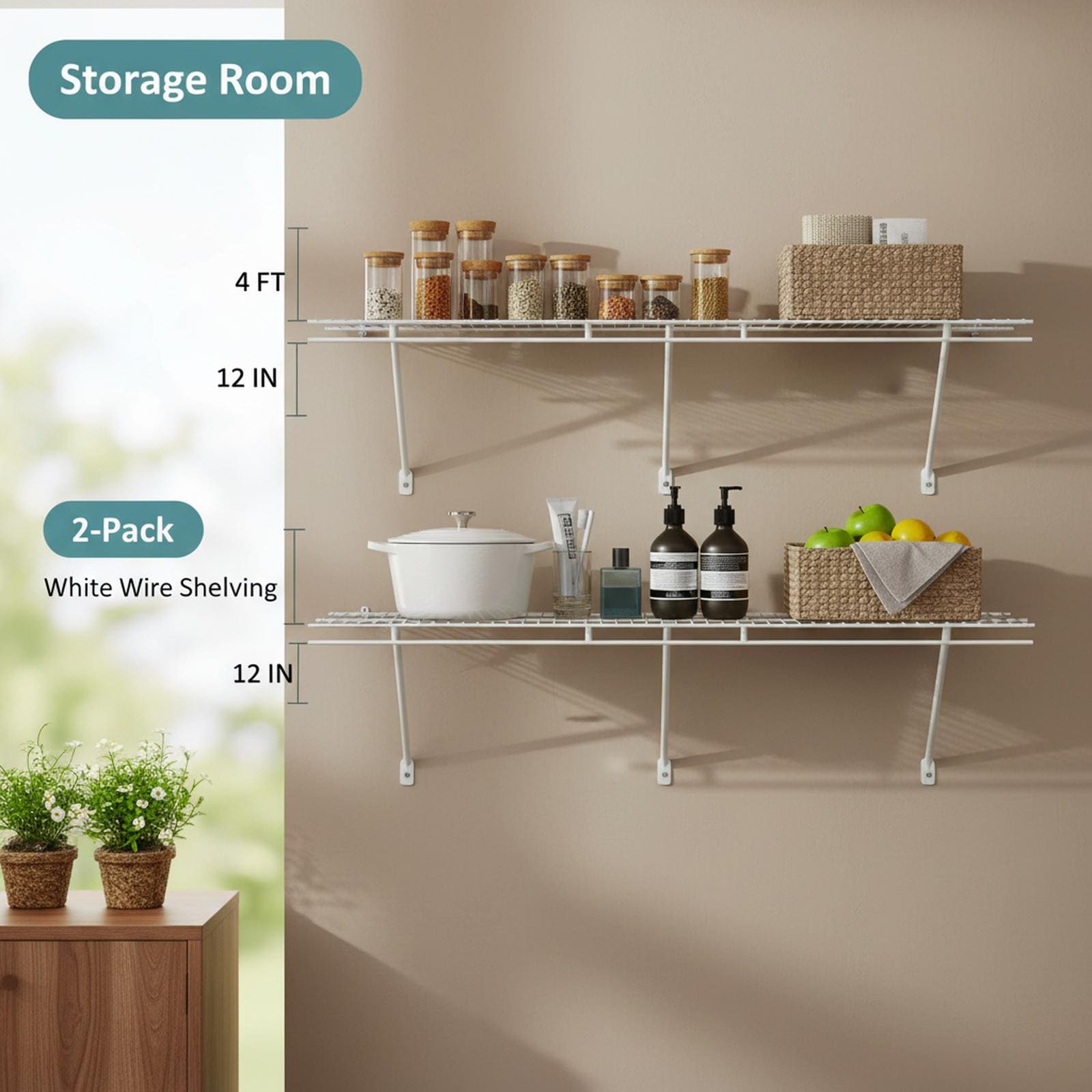 Baginizer BAGINIZER000406 Wall-Mounted-Shelving - View #4