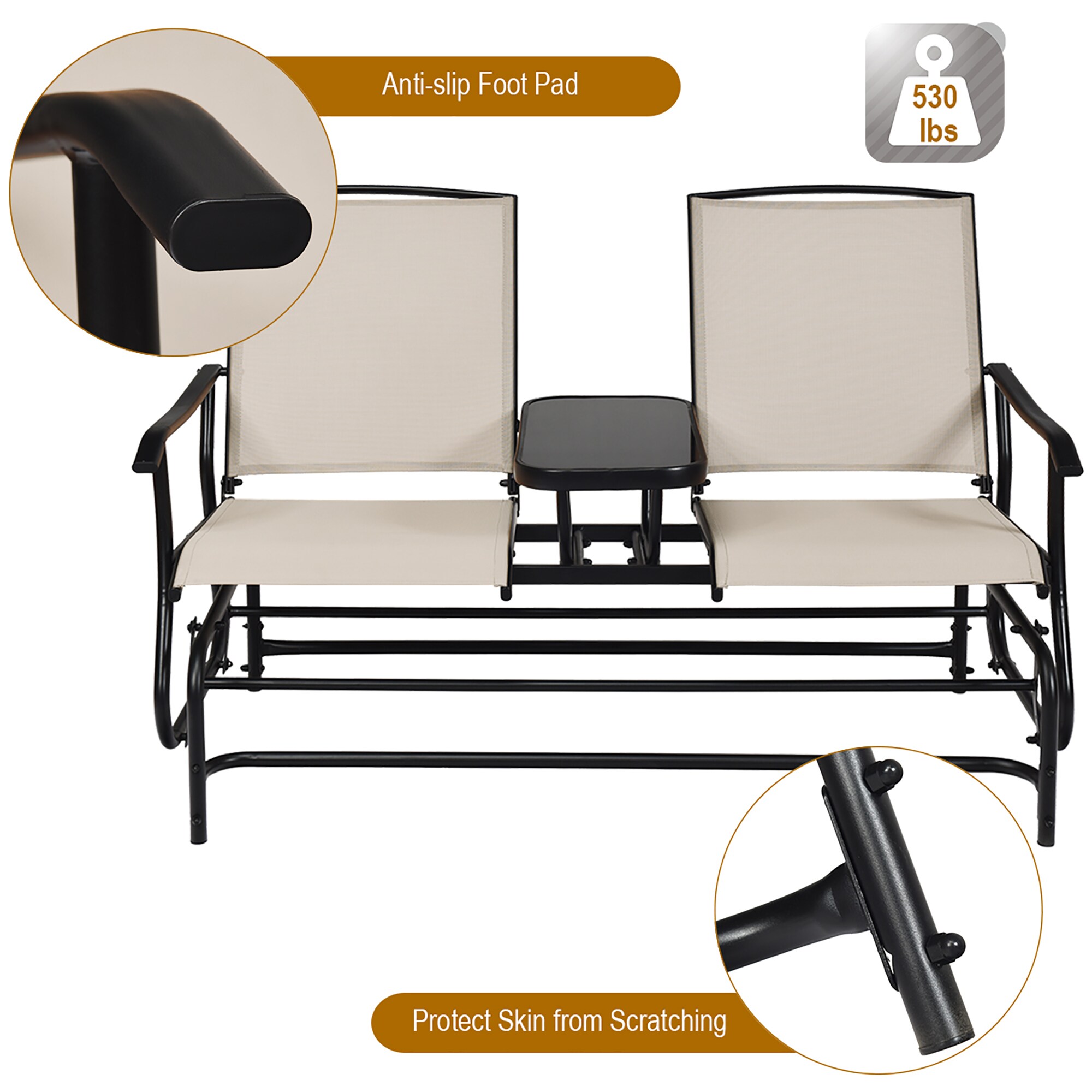 Costway LWS00852 Patio-Chairs - View #4
