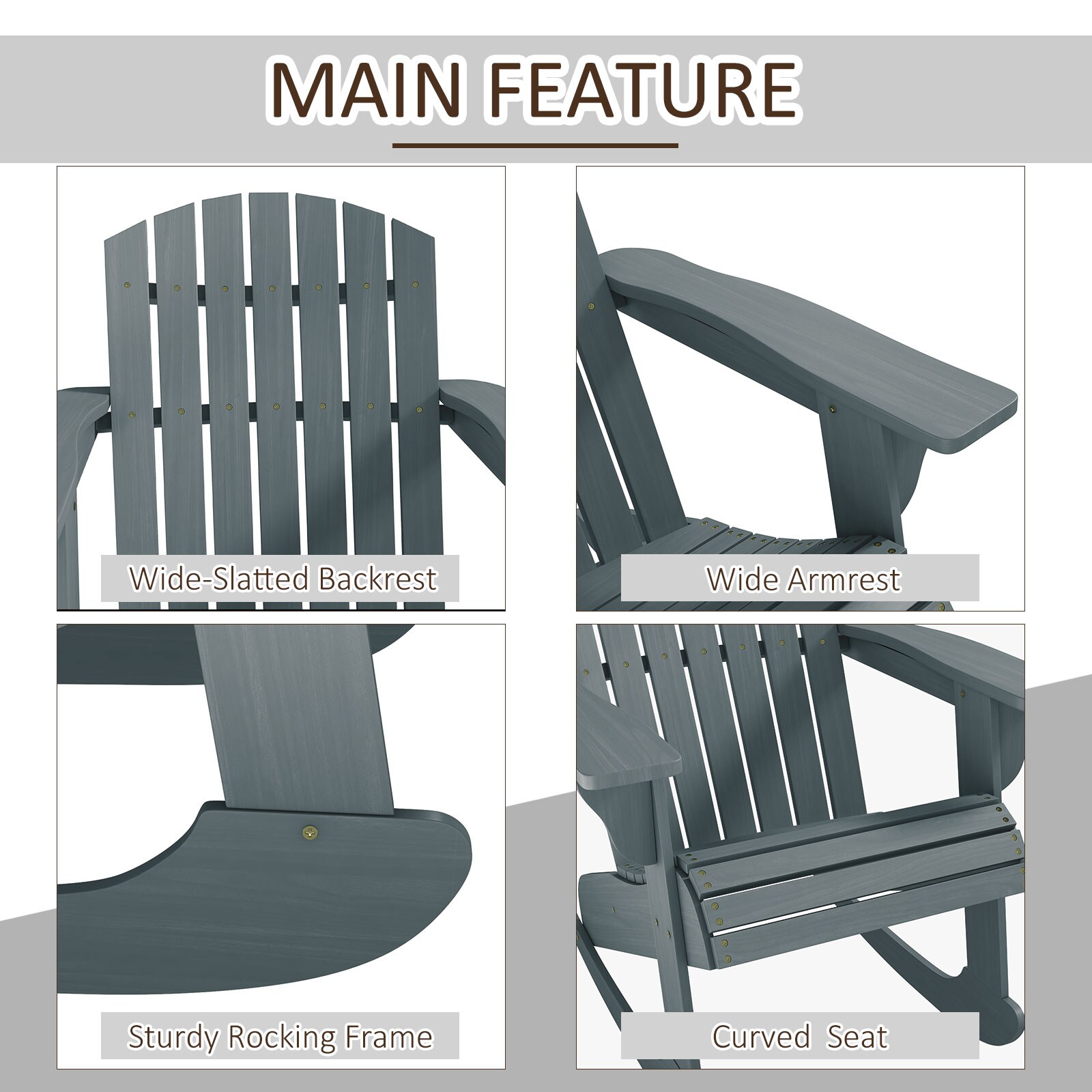 Outsunny 84B-528V00GY Patio-Chairs - View #6